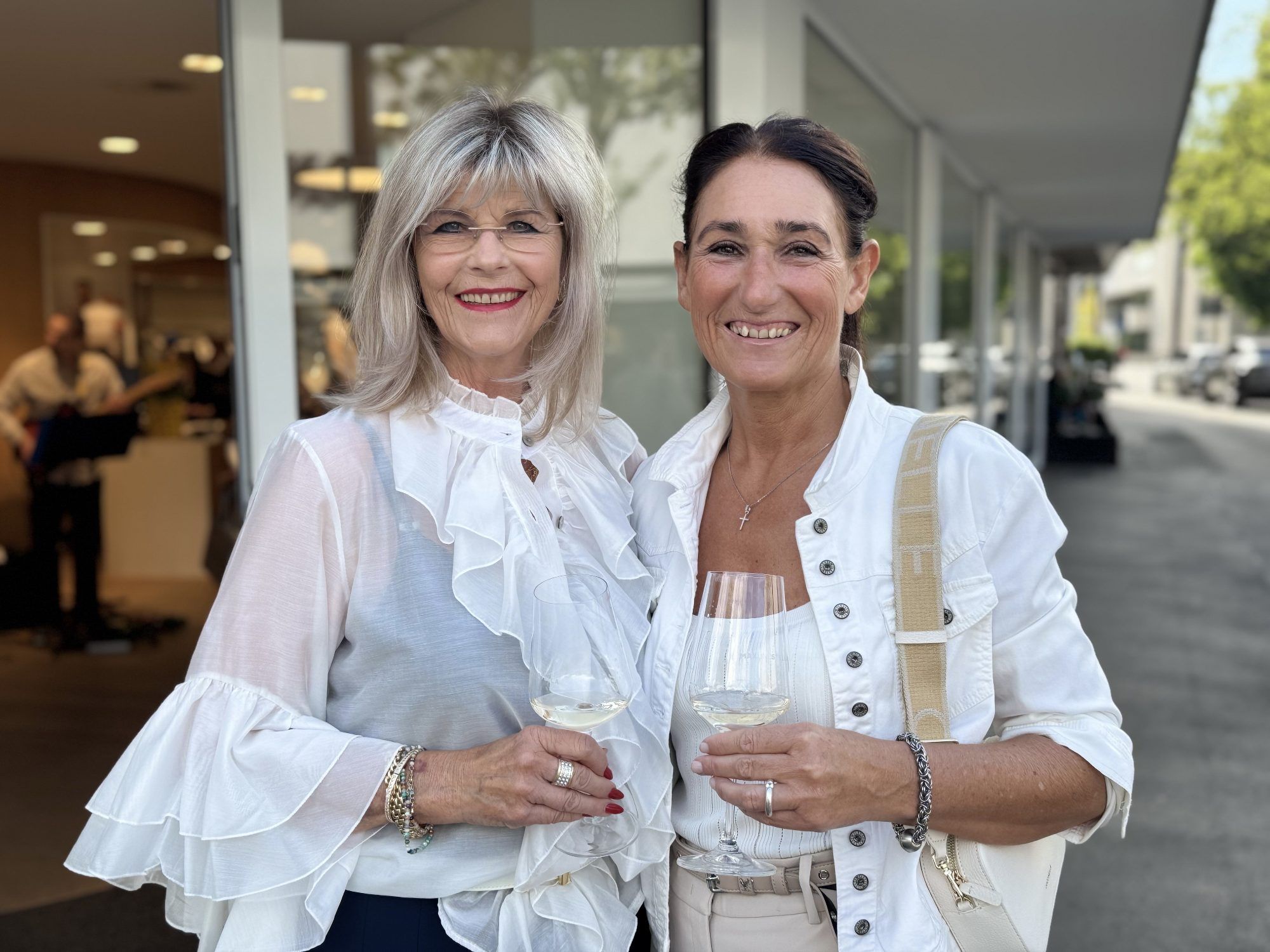 Ingrid Jähnigen und Maria König feierten mit.