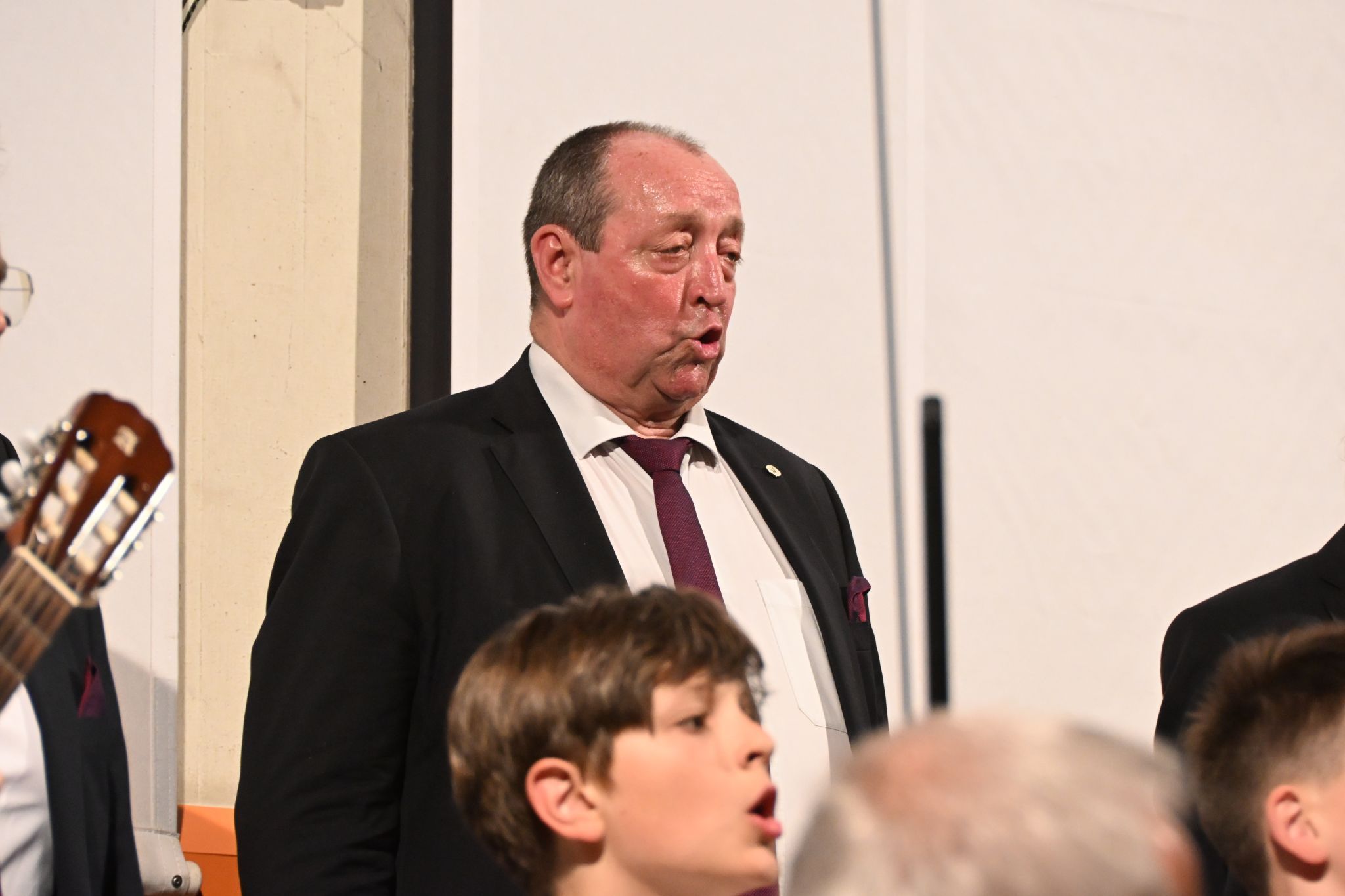 Benno Winder hatte schon mehrfach beim Festspielchor mitgesungen