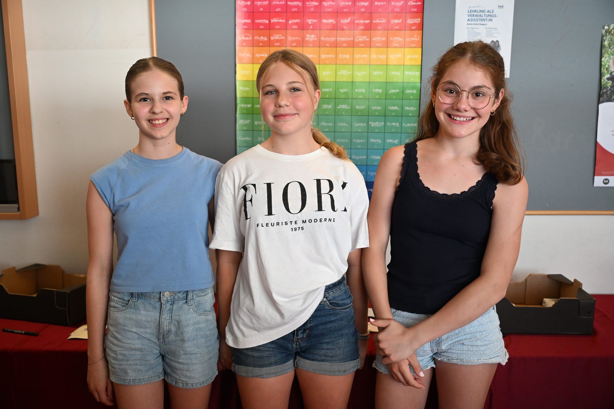 Auch heutige Schülerinnen und Schüler waren beim Fest im Einsatz.