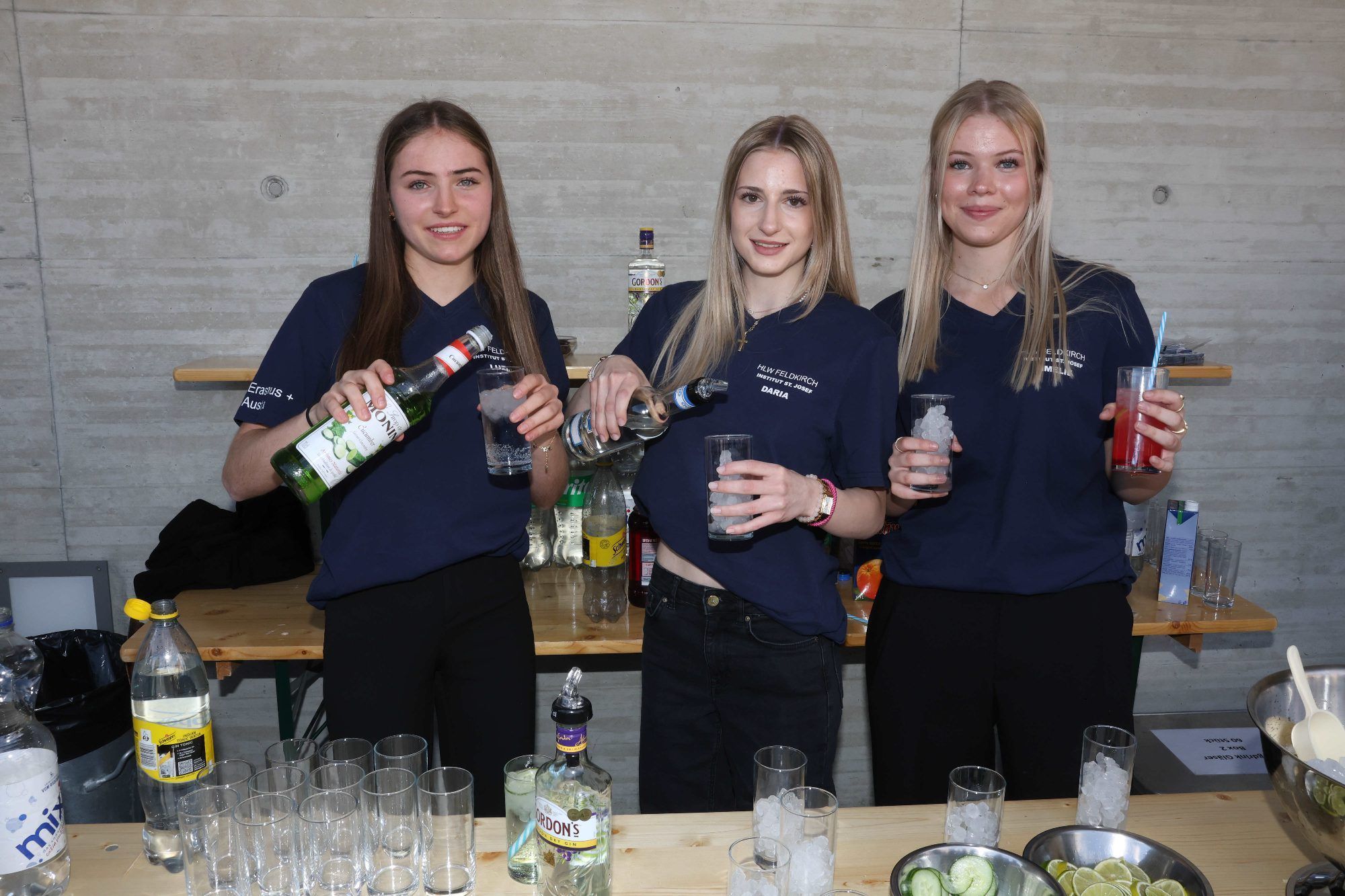 Luzia Nigsch, Dareia Metzler und Amelie Peter.