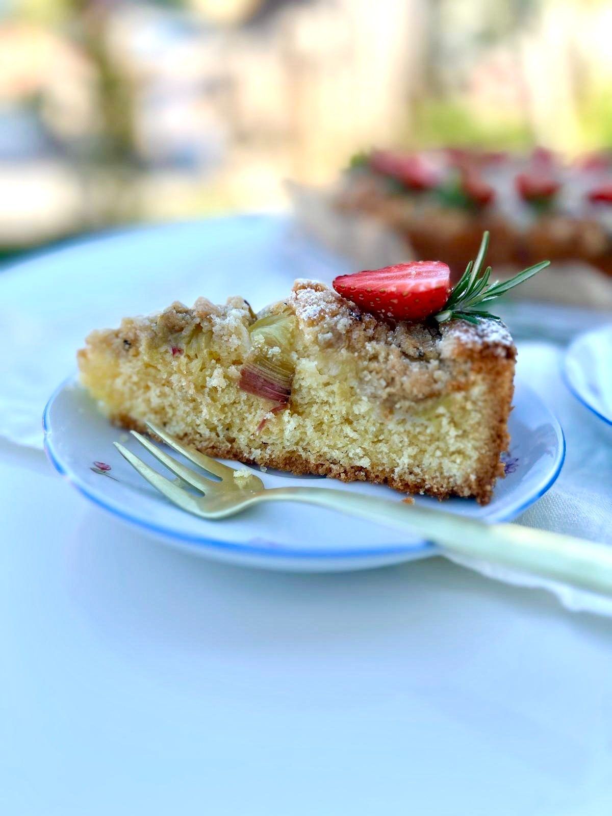 Rhabarber-Streusel-Kuchen