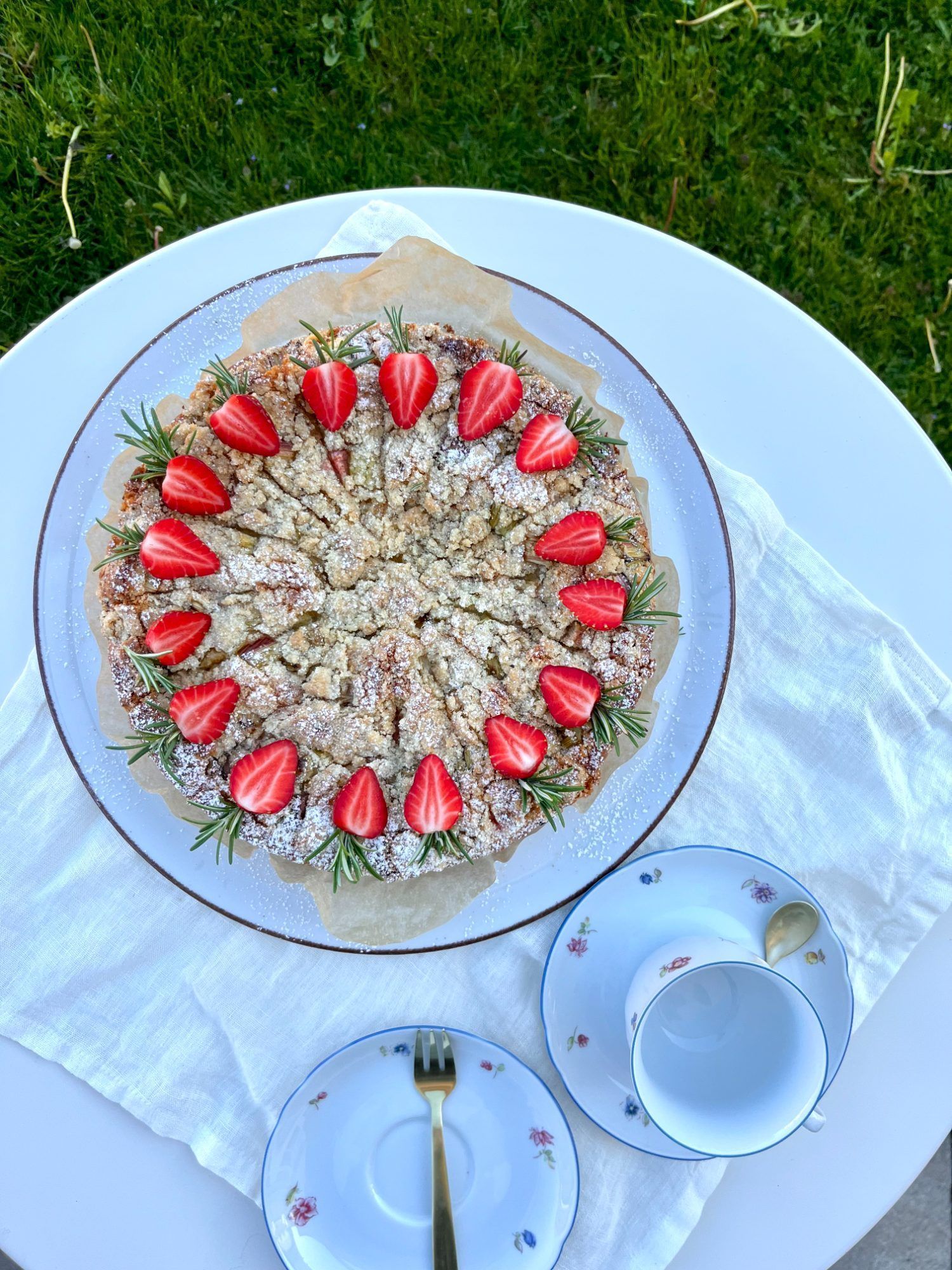 Rhabarber-Streusel-Kuchen