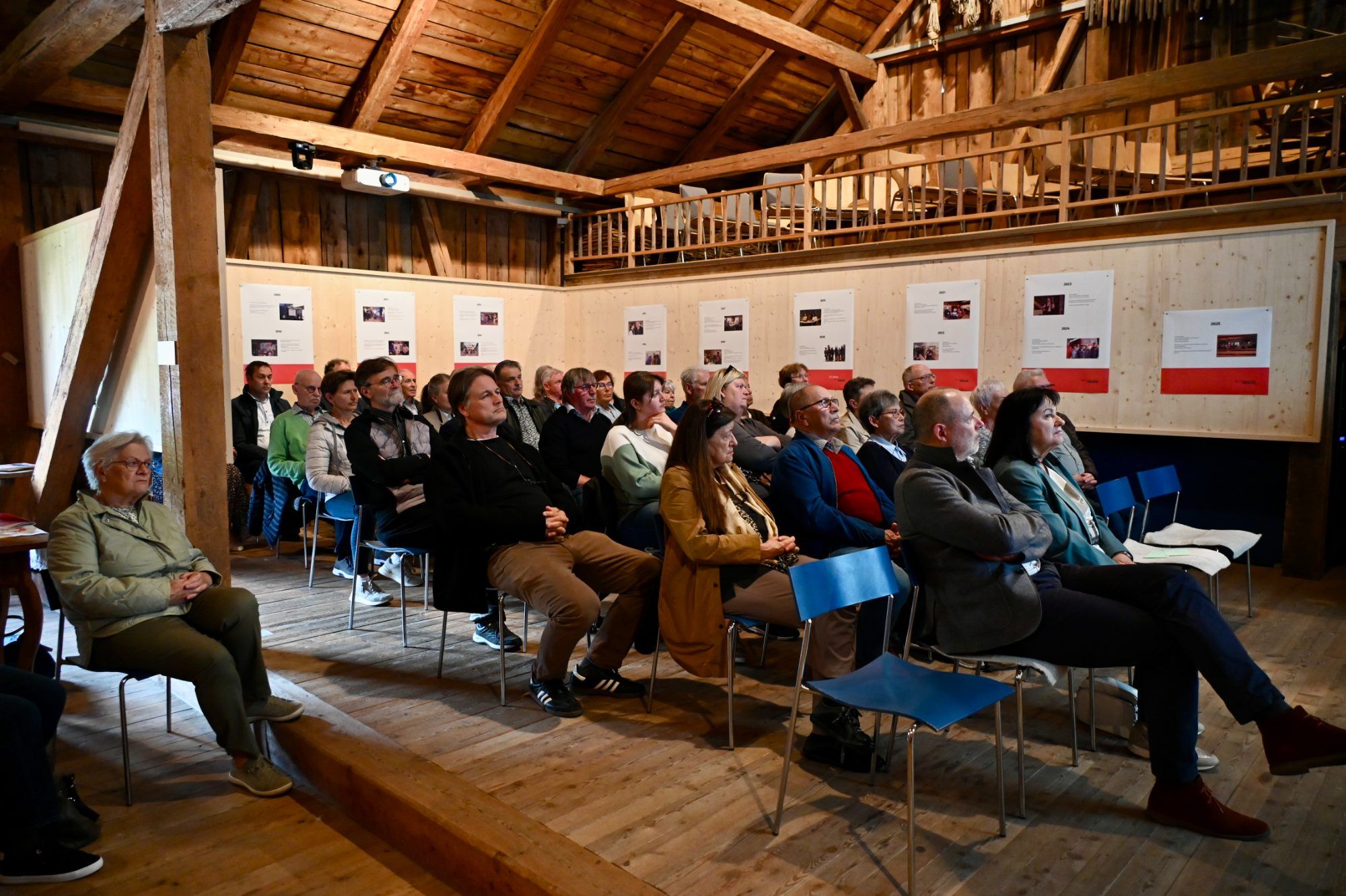 Die Jahreshauptversammlung fand im Tenn des Klostertal Museum statt.