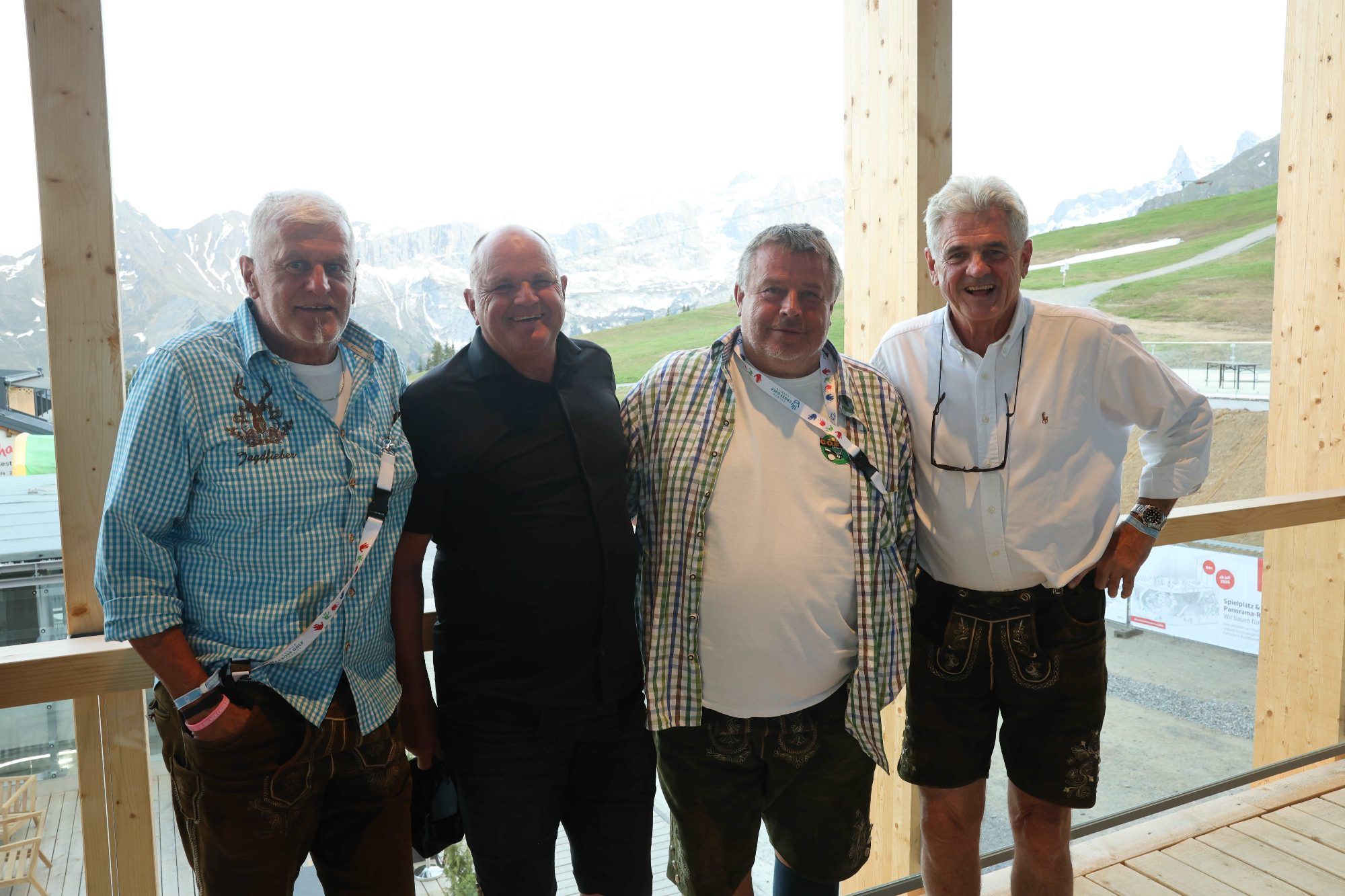 Dieter Vonier, Wolfgang Mähr, Bernd dallos und Klaus Hotter.