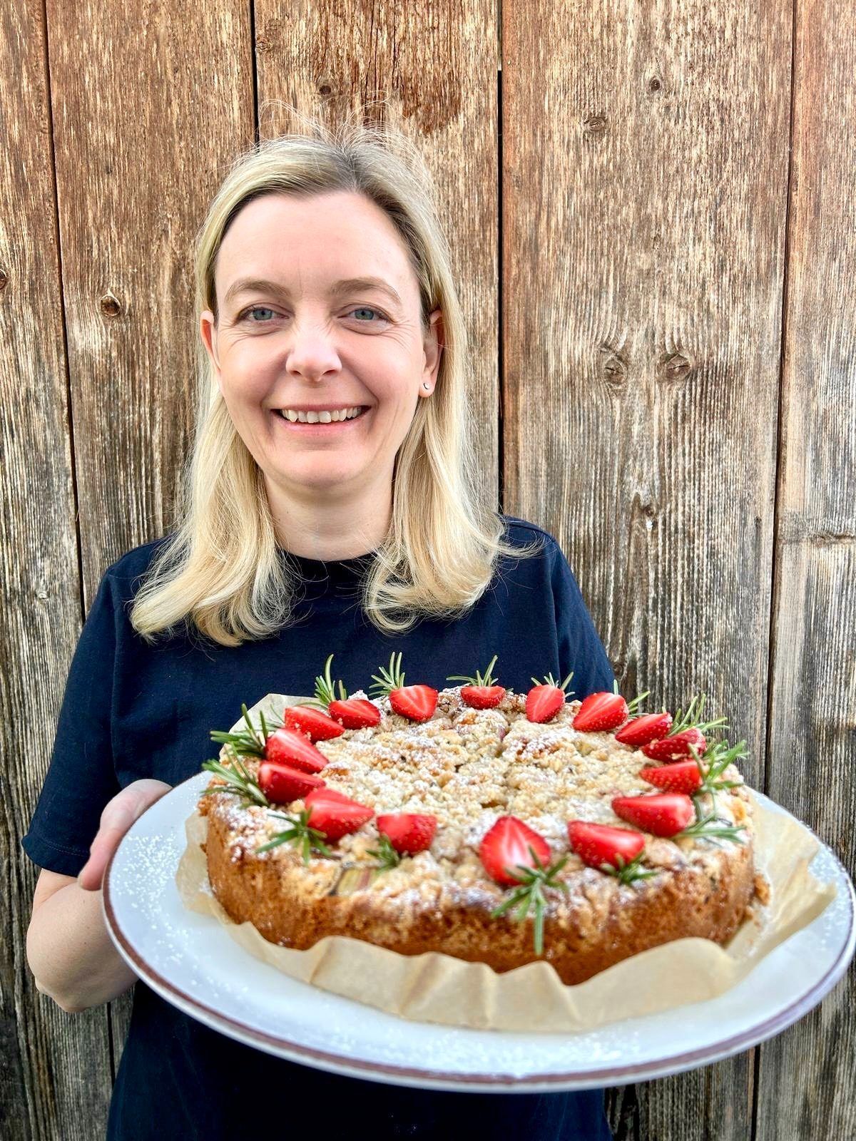 Rhabarber-Streusel-Kuchen