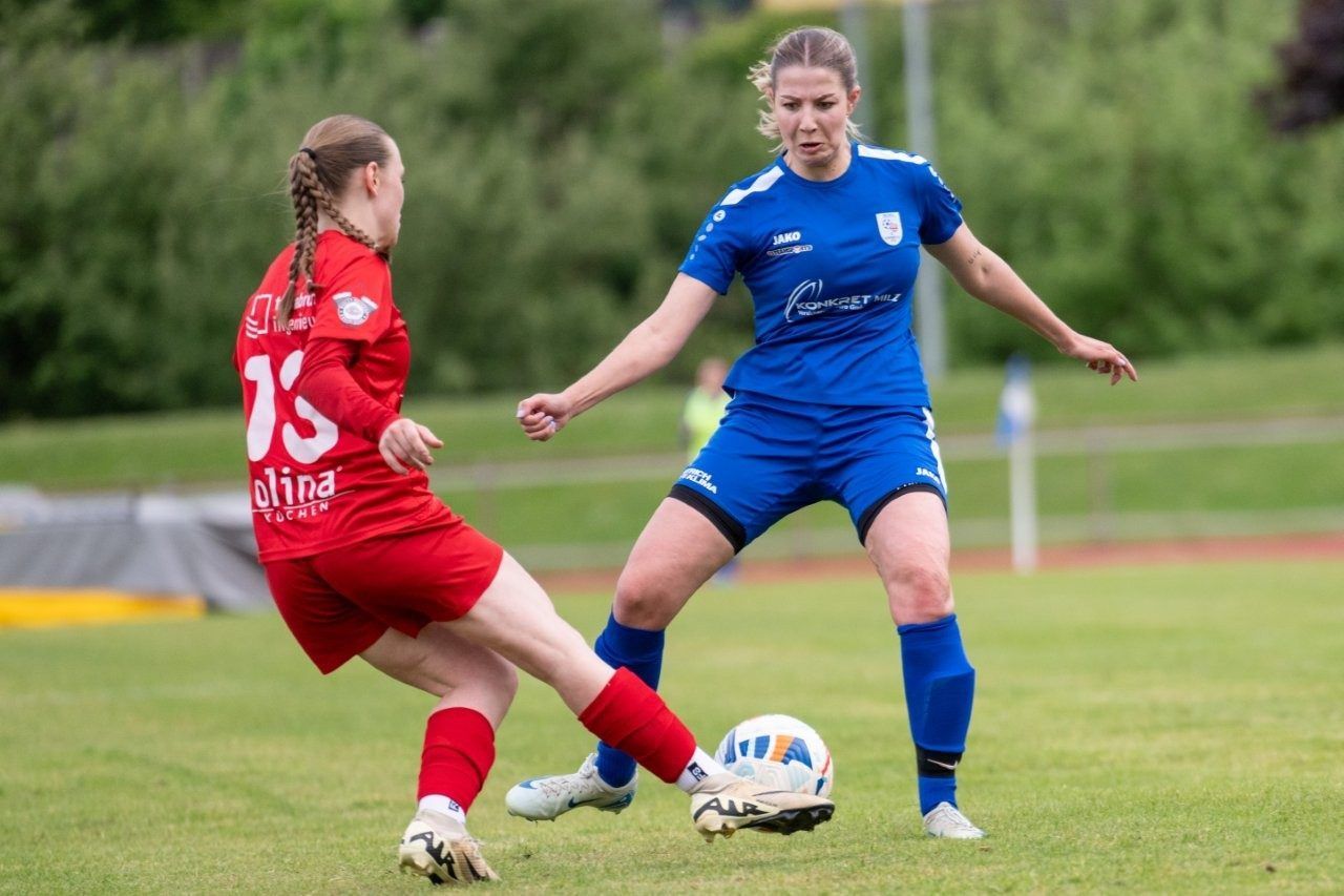 Rankweil Spielertrainerin Magdalena Keckeis kämpfte wie ihre Teamkolleginnen aber sie verloren klar. 