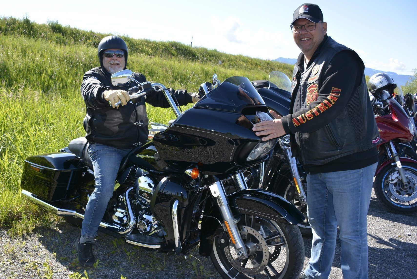 Pfarrer Alois kam in Lederkluft – und 350 Biker folgten ihm nach Hard