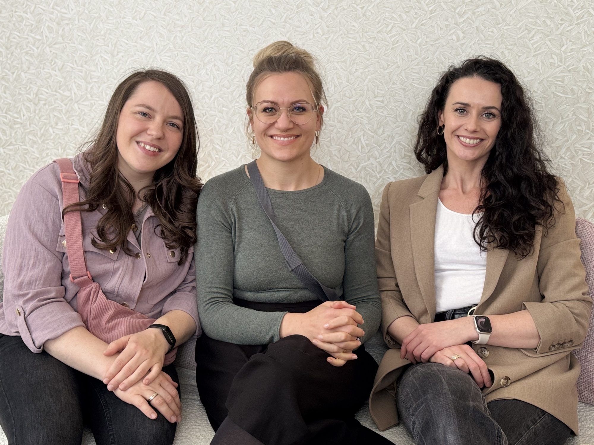 Hebammen Naomi Bachmann, Anja Türtscher und Thersa Bartenbach.