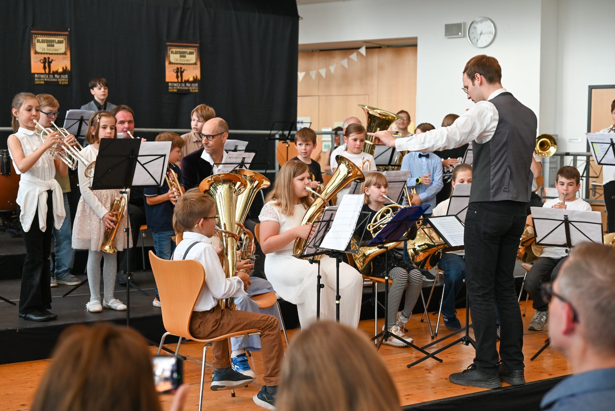 Die jüngsten Schüler begeisterten beim