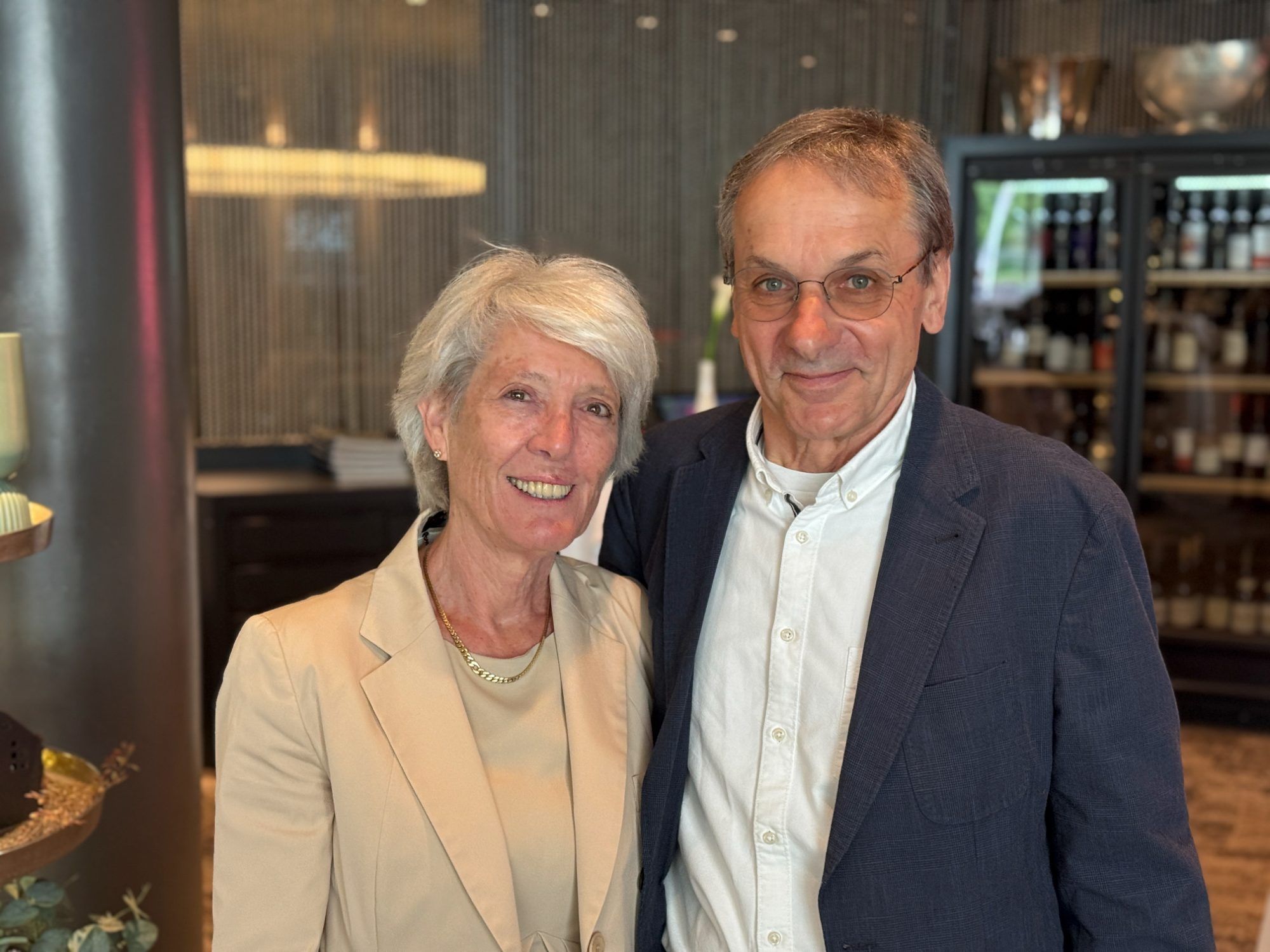 LHV Präs. Adriane Feurstein und Walter Hermann