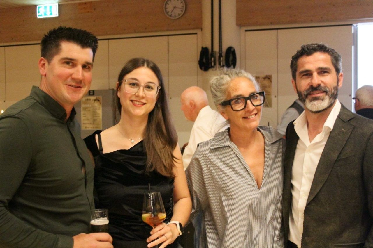 Lukas Müller, Nicole Fussenegger, Michaela Postai und Mario Postai freuten sich über das gelungene Fest.