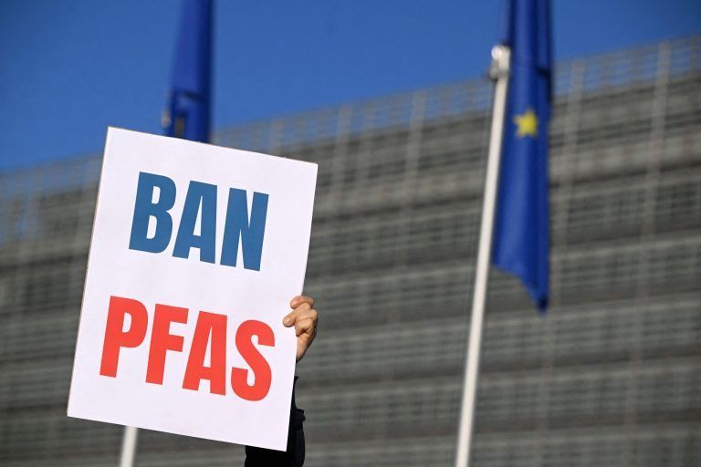 BELGIUM-ENVIRONMENT-INDUSTRY-POLLUTION-PROTEST