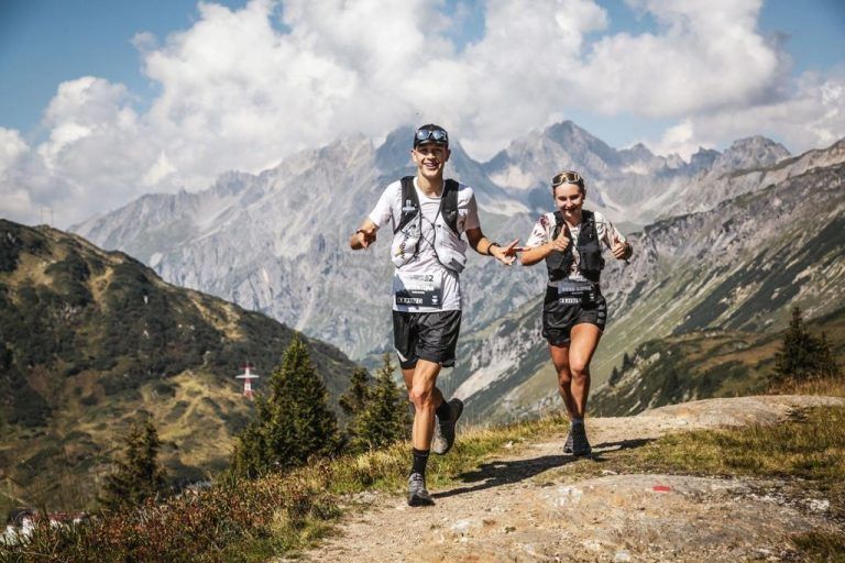 Laufsport Berglauf Maximilian und Anna-Sophie Meusburger