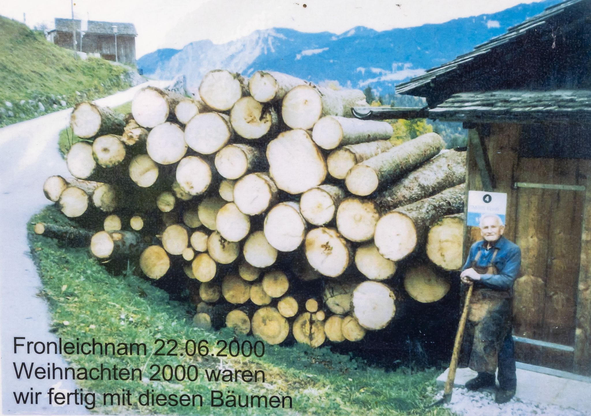 Diese Säge hält ein Stück Vorarlberg am Leben, das kurz vor dem Verschwinden steht