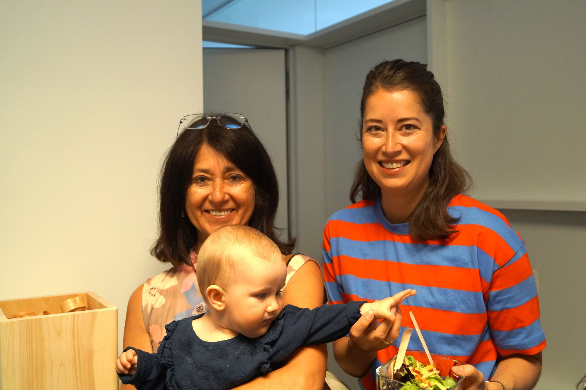 Lucia Barta kam mit Sophia und Daniela Bischofsberger