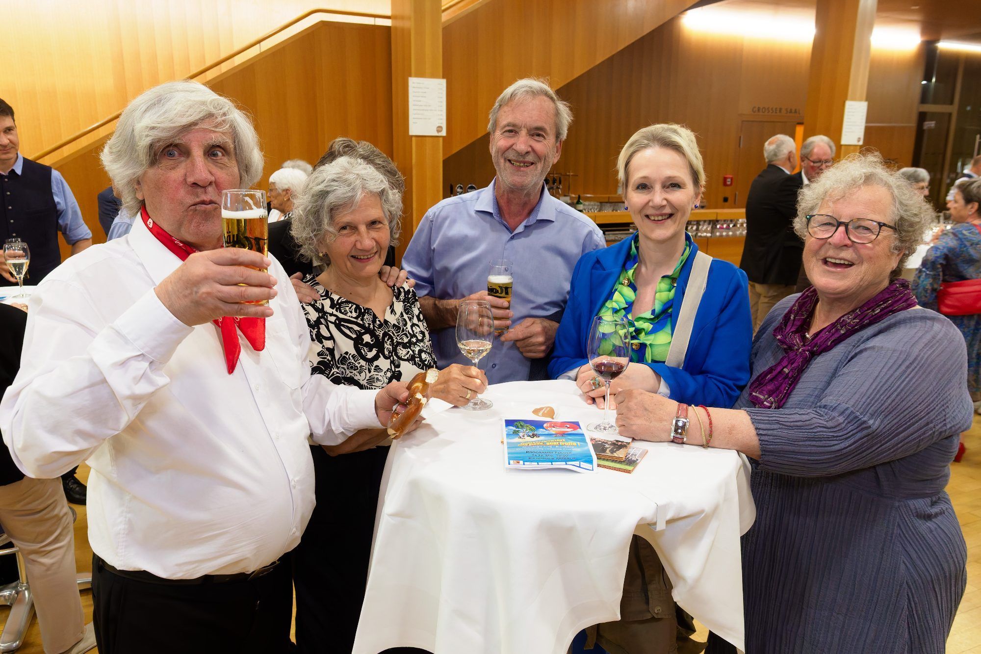 Xaver Nenning, Gertrud und Reinhard Loacker, Henriette Fügedi und Eveline Ursella