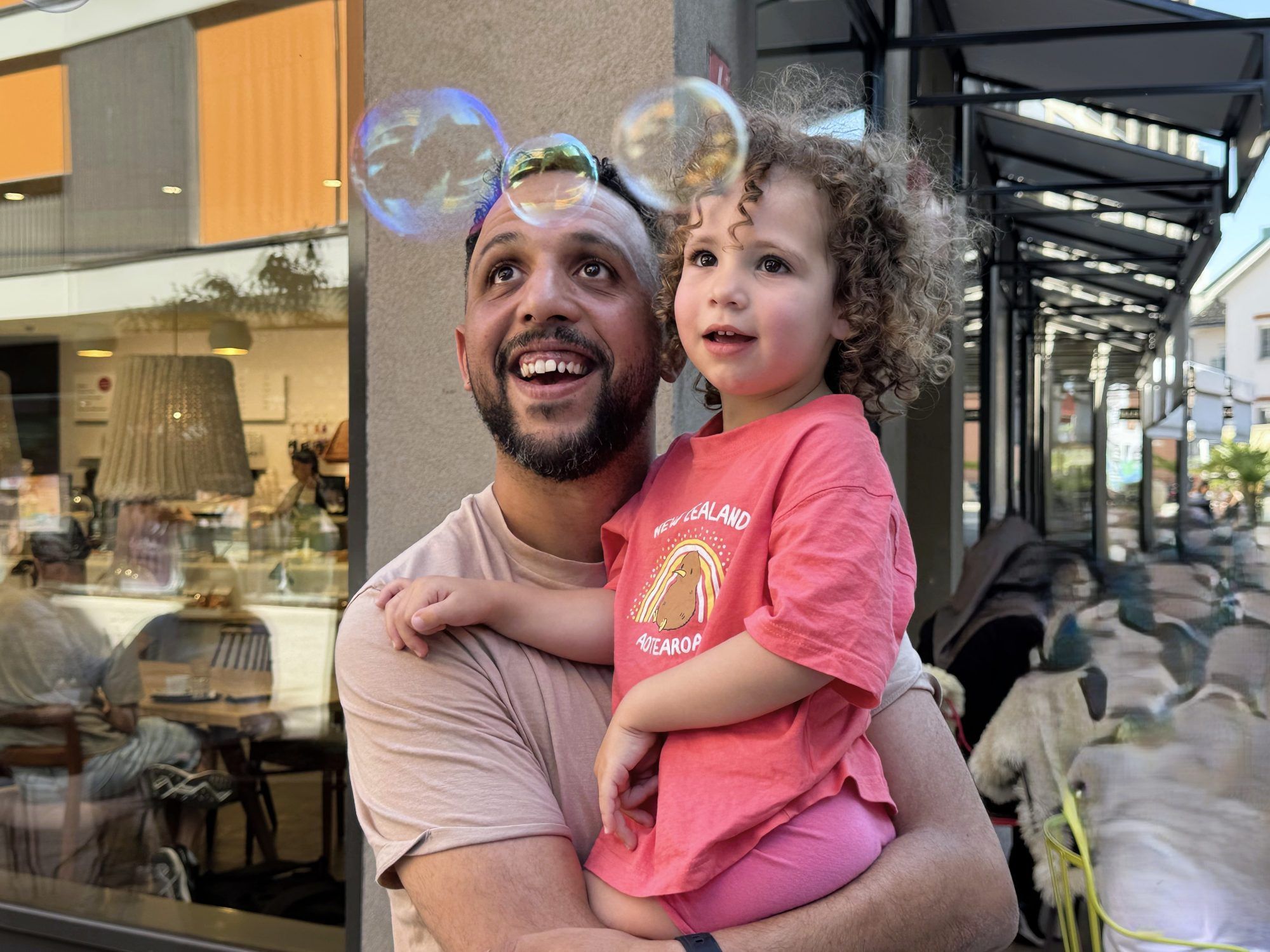 Semi und Tochter Amaia waren begeistert.