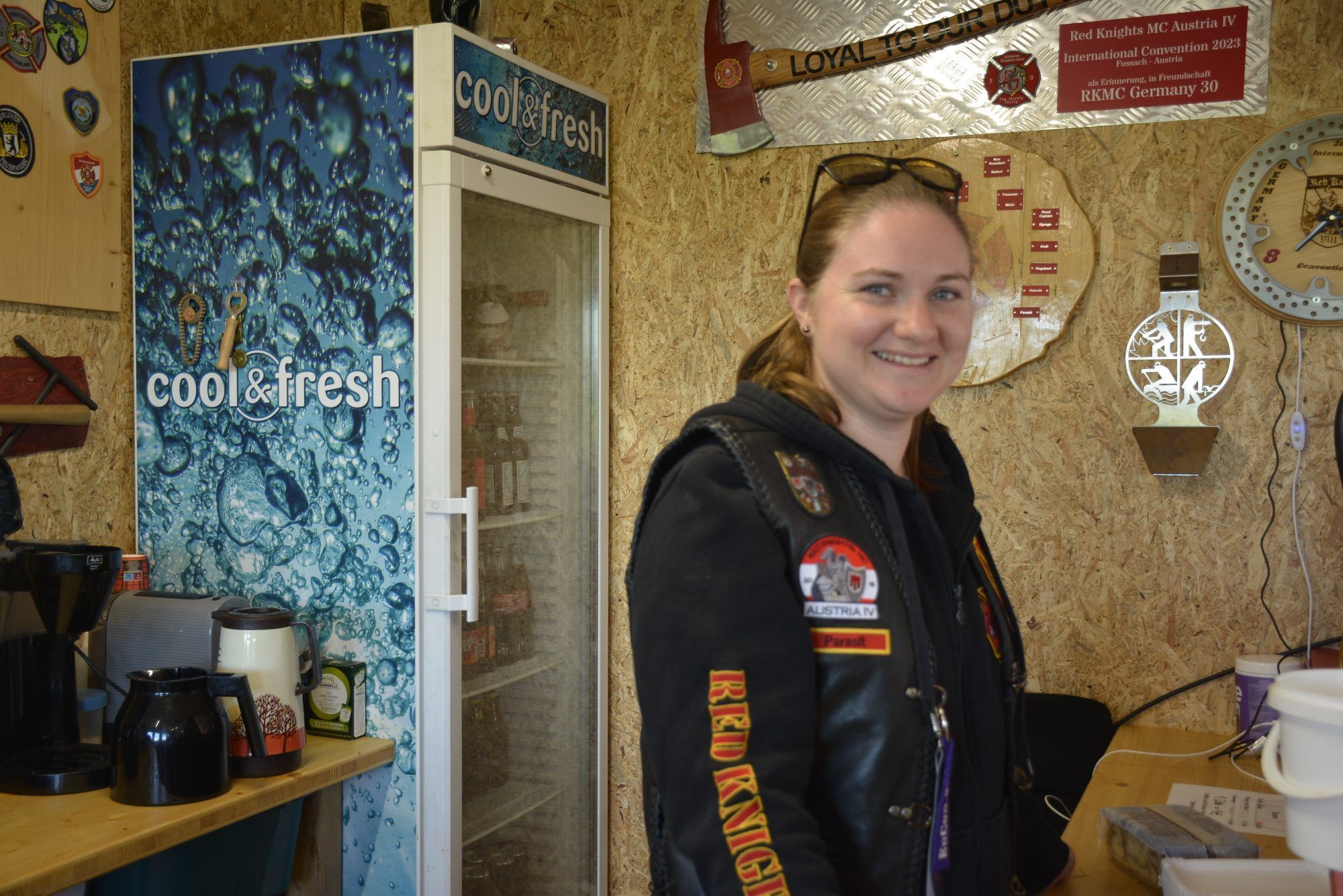 Lioba Vogler war an der Kaffeebar