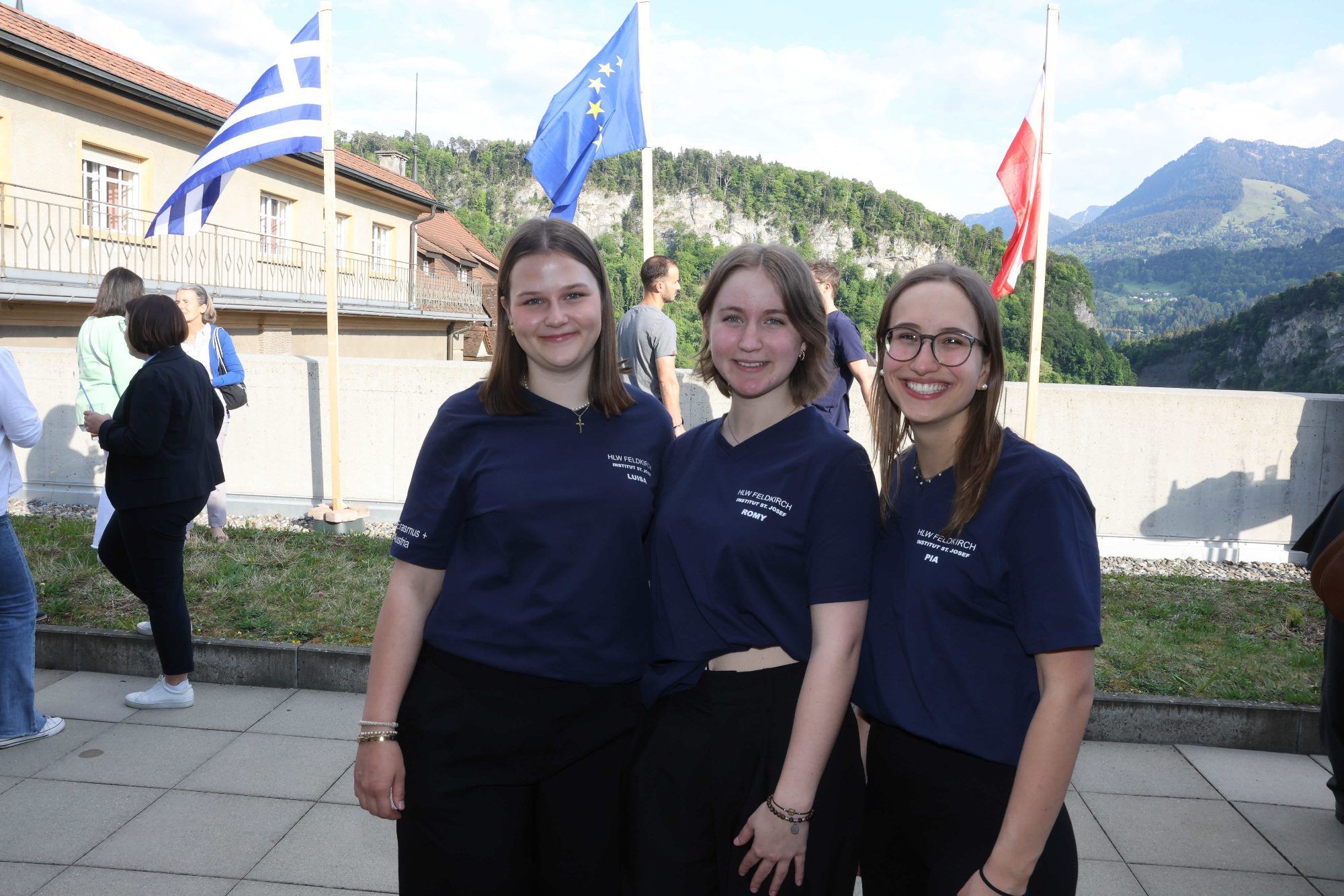 Luisa Koweindl, Romy Insinner und Pia Marxer.