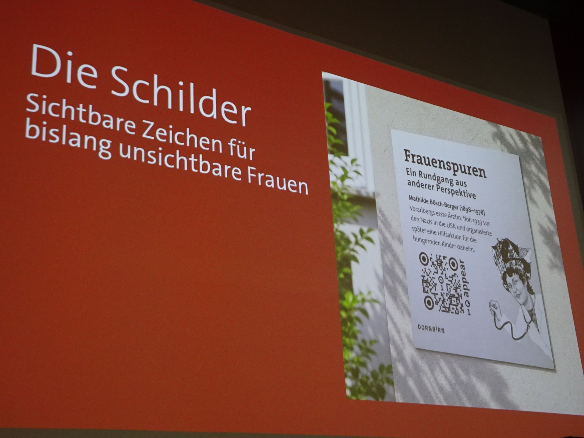 Der Wunsch der Frauen, die das Projekt realisiert haben, wäre auch noch Schilder an den jeweiligen Plätzen anzubringen. Die Designs stehen bereits. 