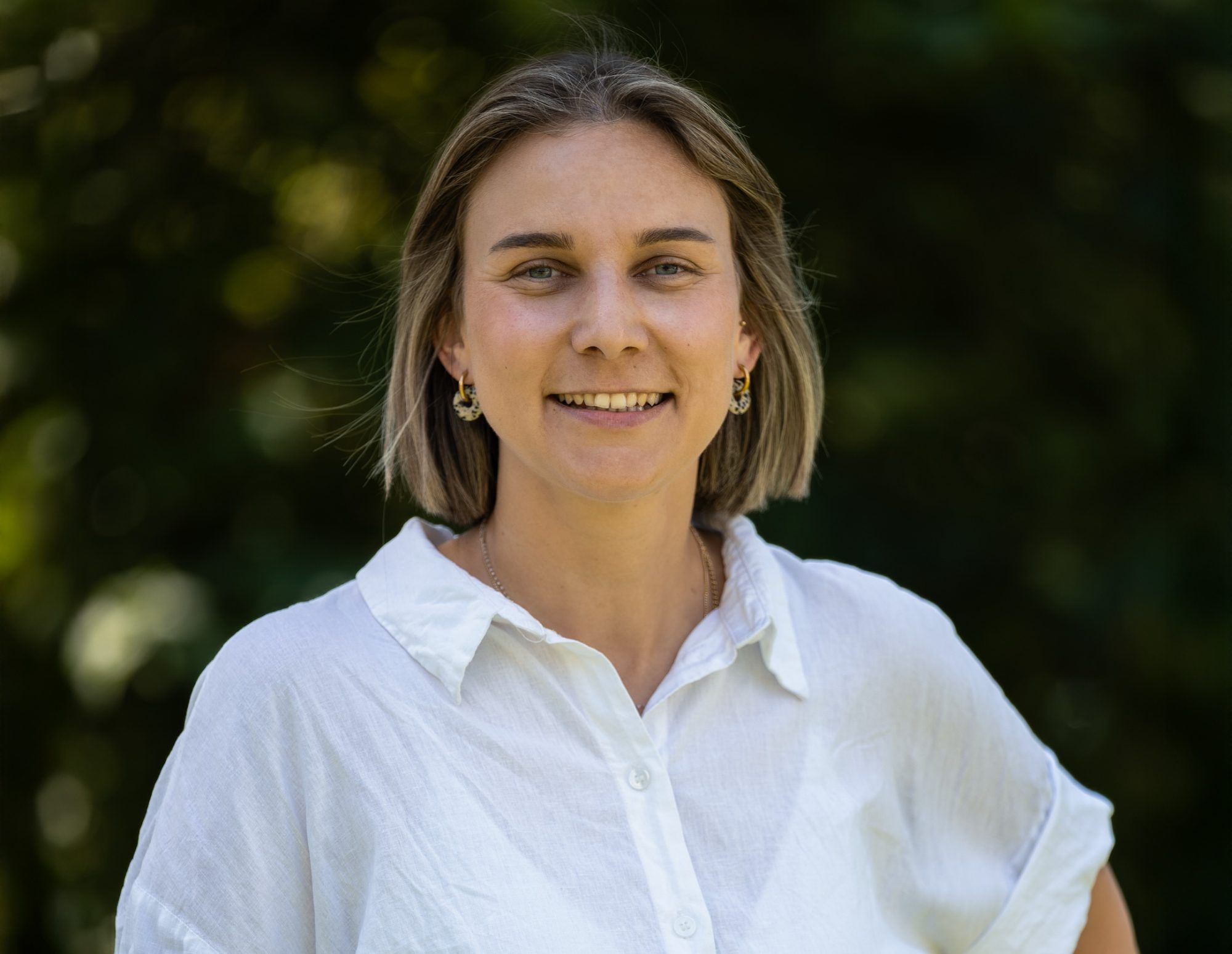 (Fotos: Bereuter) Firmkoordinatorin Alena Bereuter setzt auf Begegnung und Gespräche auf Augenhöhe.