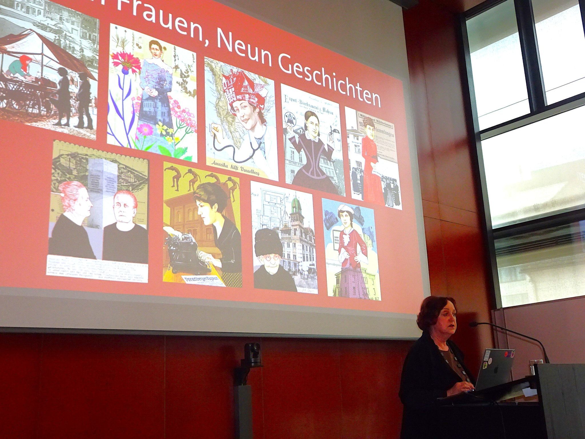 Roswitha Fessler stellte die Geschichten jener Frauen vor, die lange kaum Beachtung fanden.