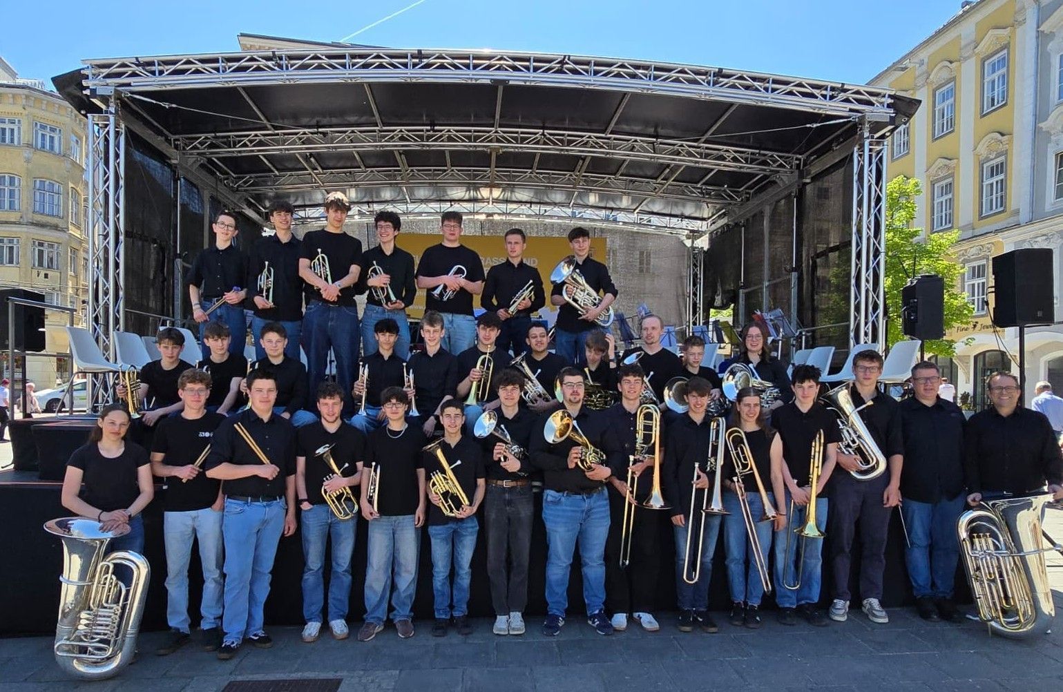 Brassband der Musikschule Rankweil ging auf Reisen.