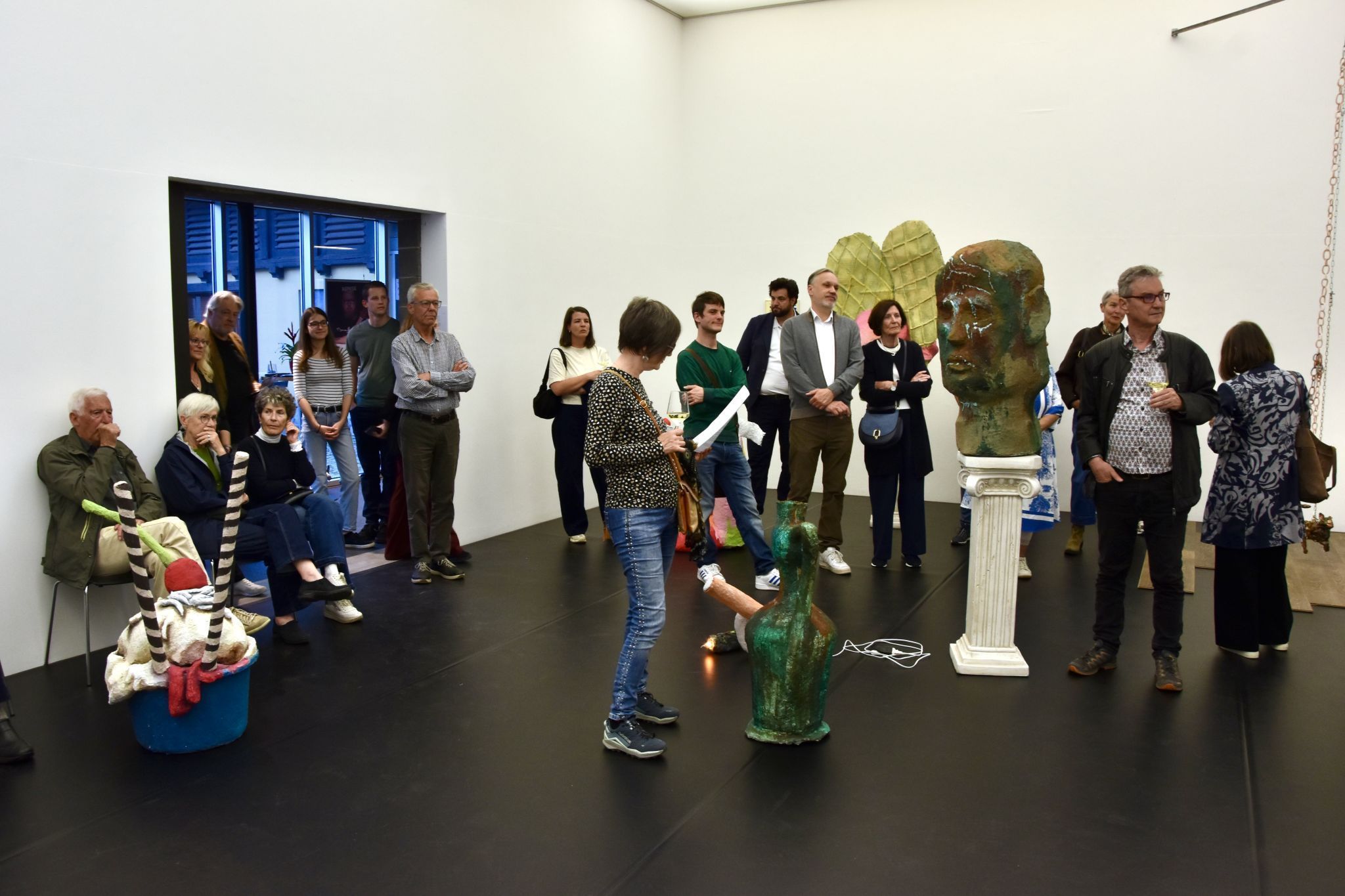 Vernissage zur Ausstellung von Kristina Schmidt im Kunstraum Remise in Bludenz