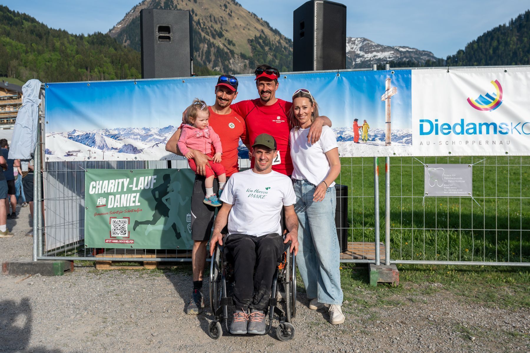 Die Geschwister Geiger, Christof, Kathrin, David und Daniel
