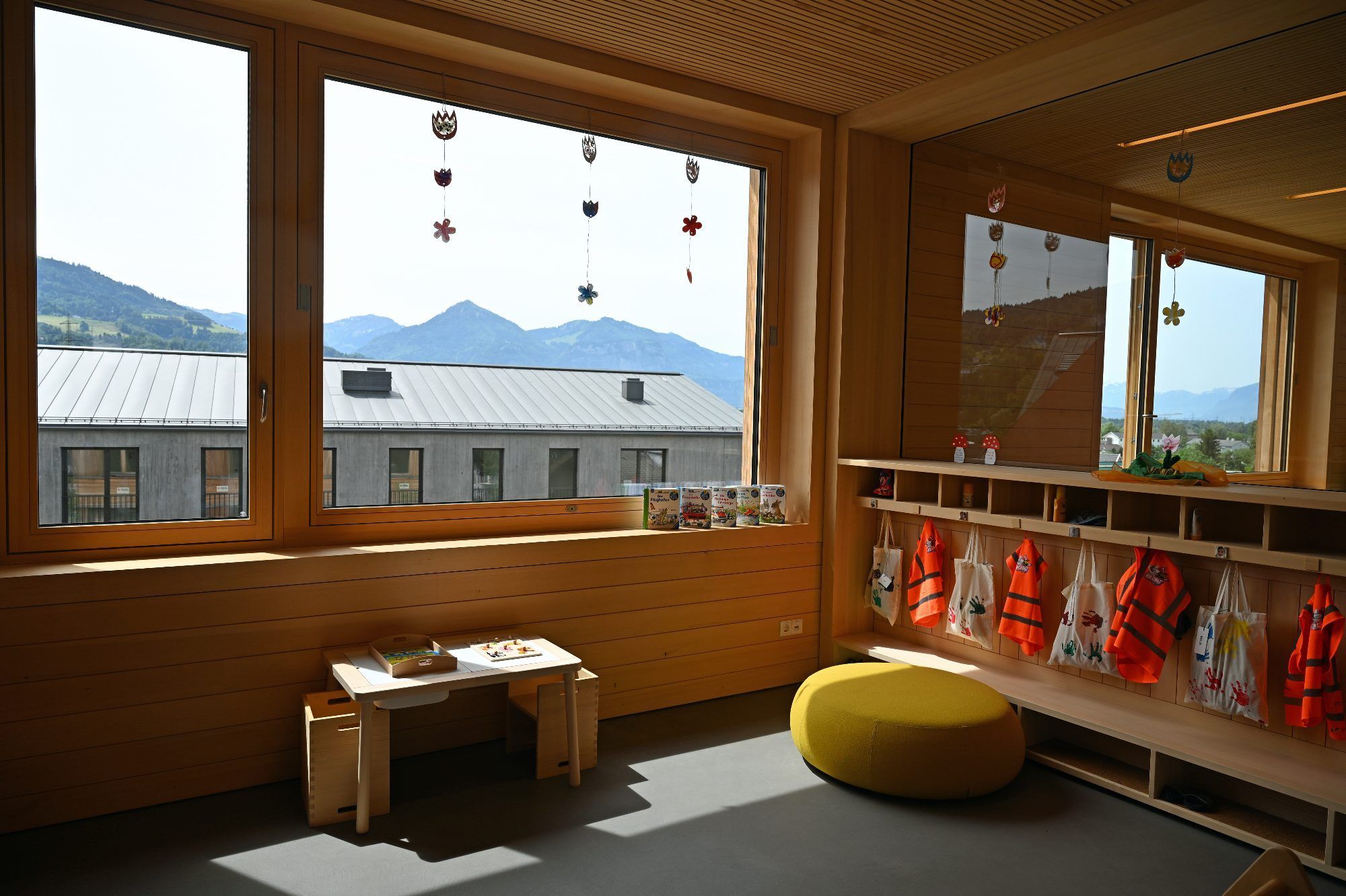 Das Kinderhaus ist eingebettet in das neue Quartier Rickenbach.