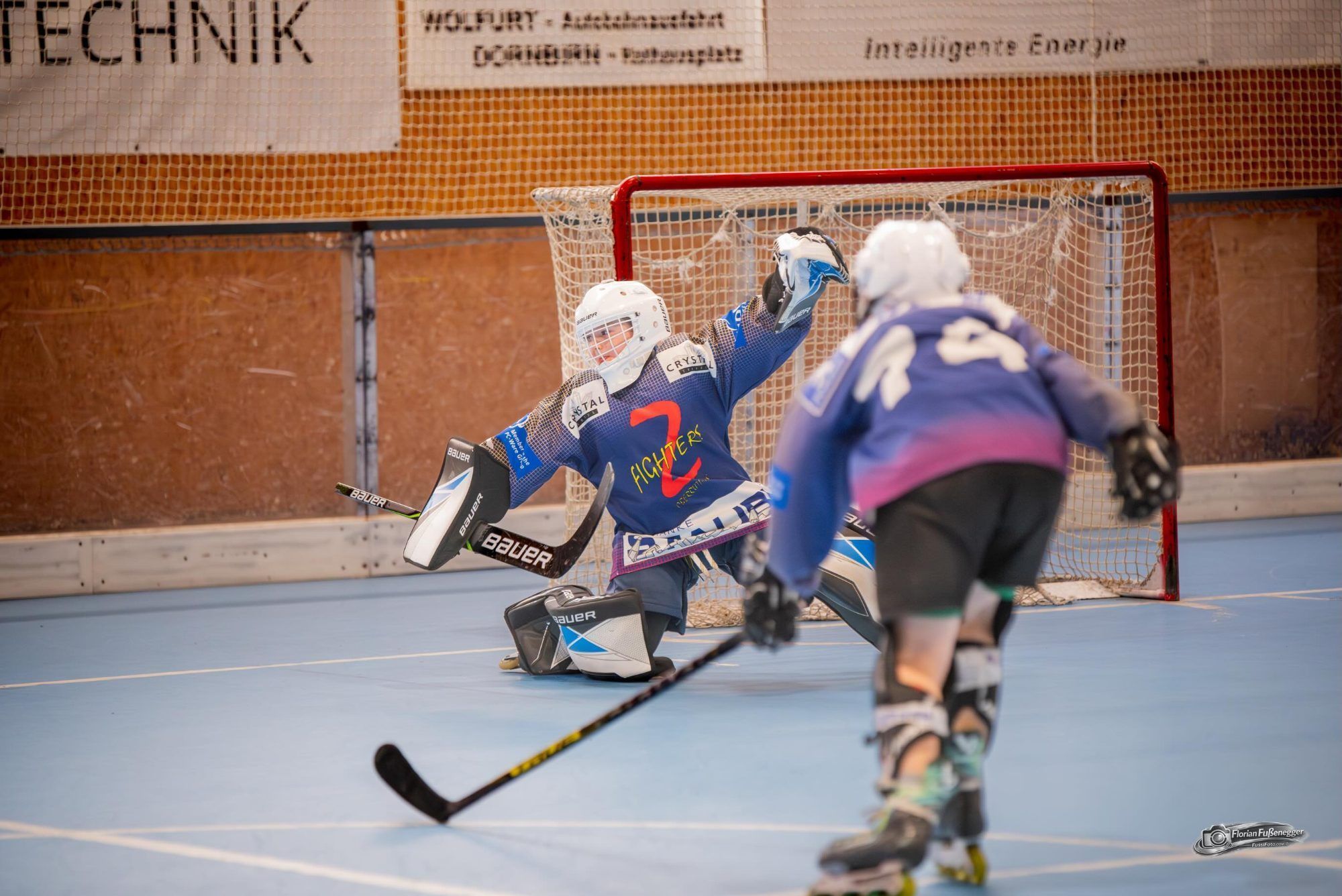 Internationale Hockey-Action in Wolfurt