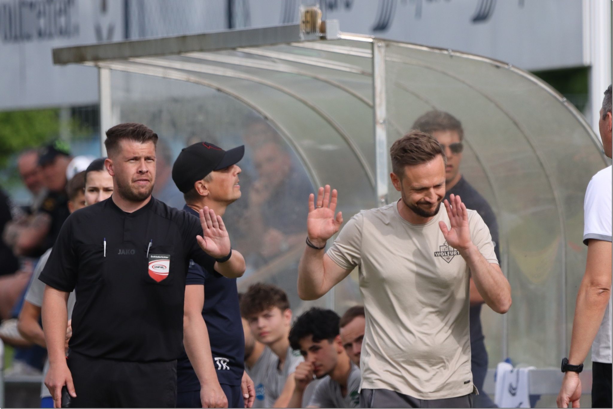 Jürgen Maccani haderte mit dem Schiri.