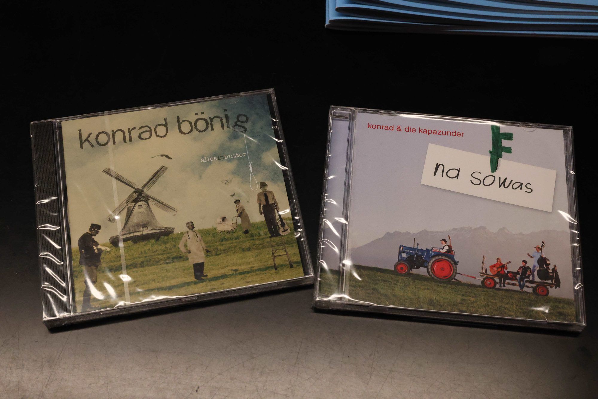 Insgesmat vier CDs hat Konrad Bönig herausgebracht.