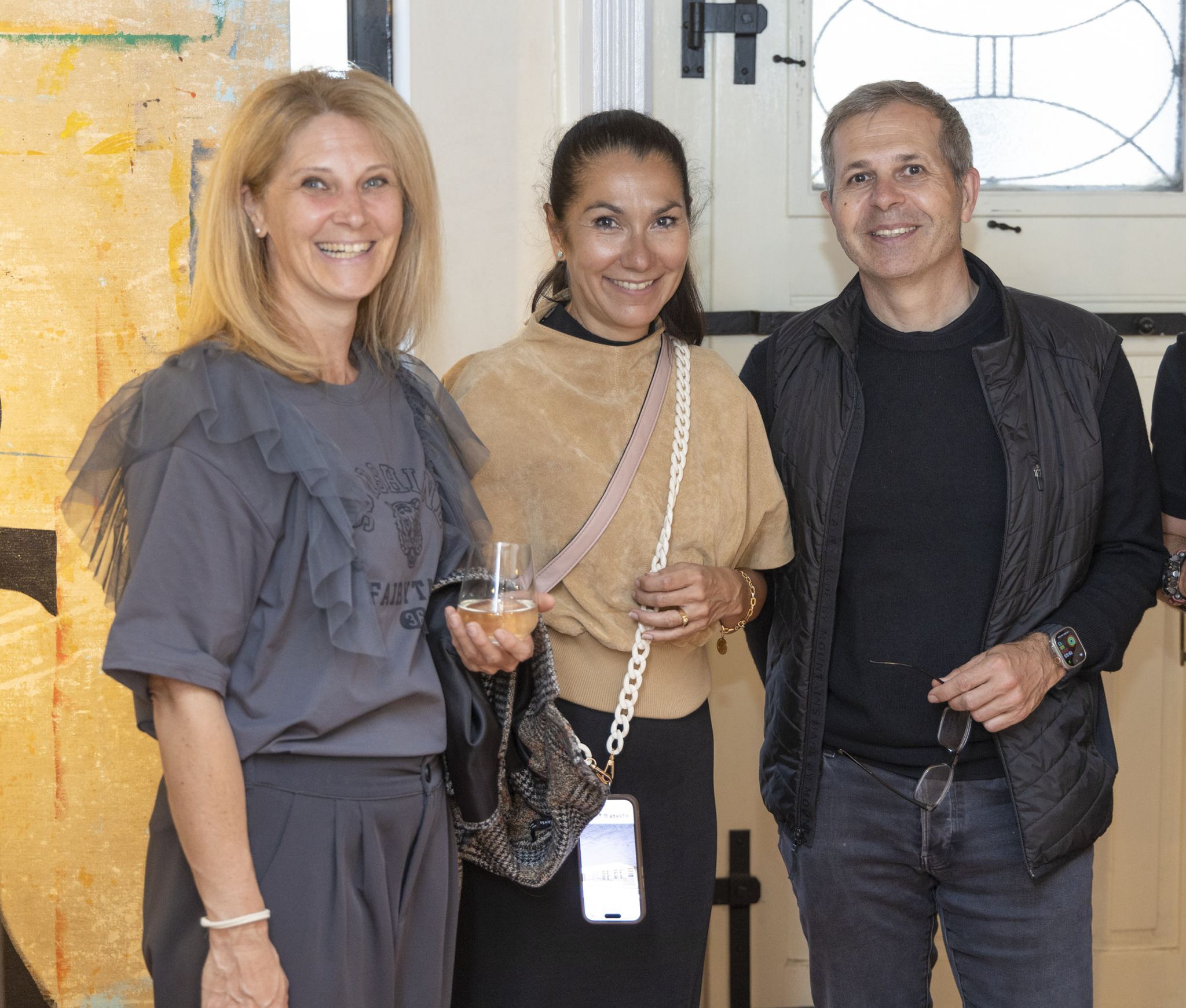 Messepark GF Nicole Schedler (mi) mit Yvonne und Bertram Loretz