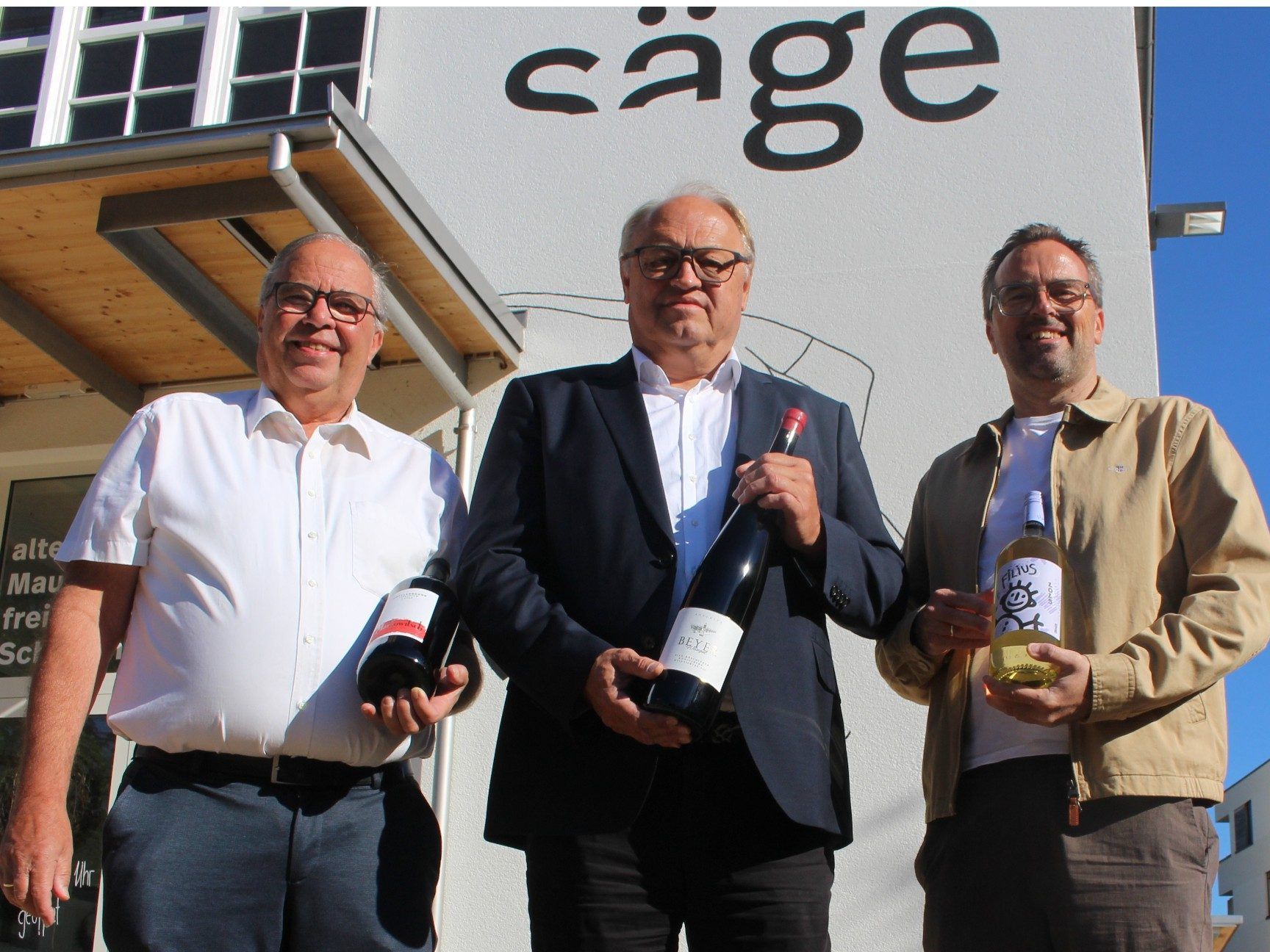 Vor der Säge entsteht am Freitag, 15 bis 22 Uhr, ein kleines Winzerdorf. Bürgermeister Elmar Rhomberg, Walter Pfanner und Markus Kirschner bieten dafür neun Spitzenwinzer aus verschiedenen Regionen auf. PETER STRAUSS