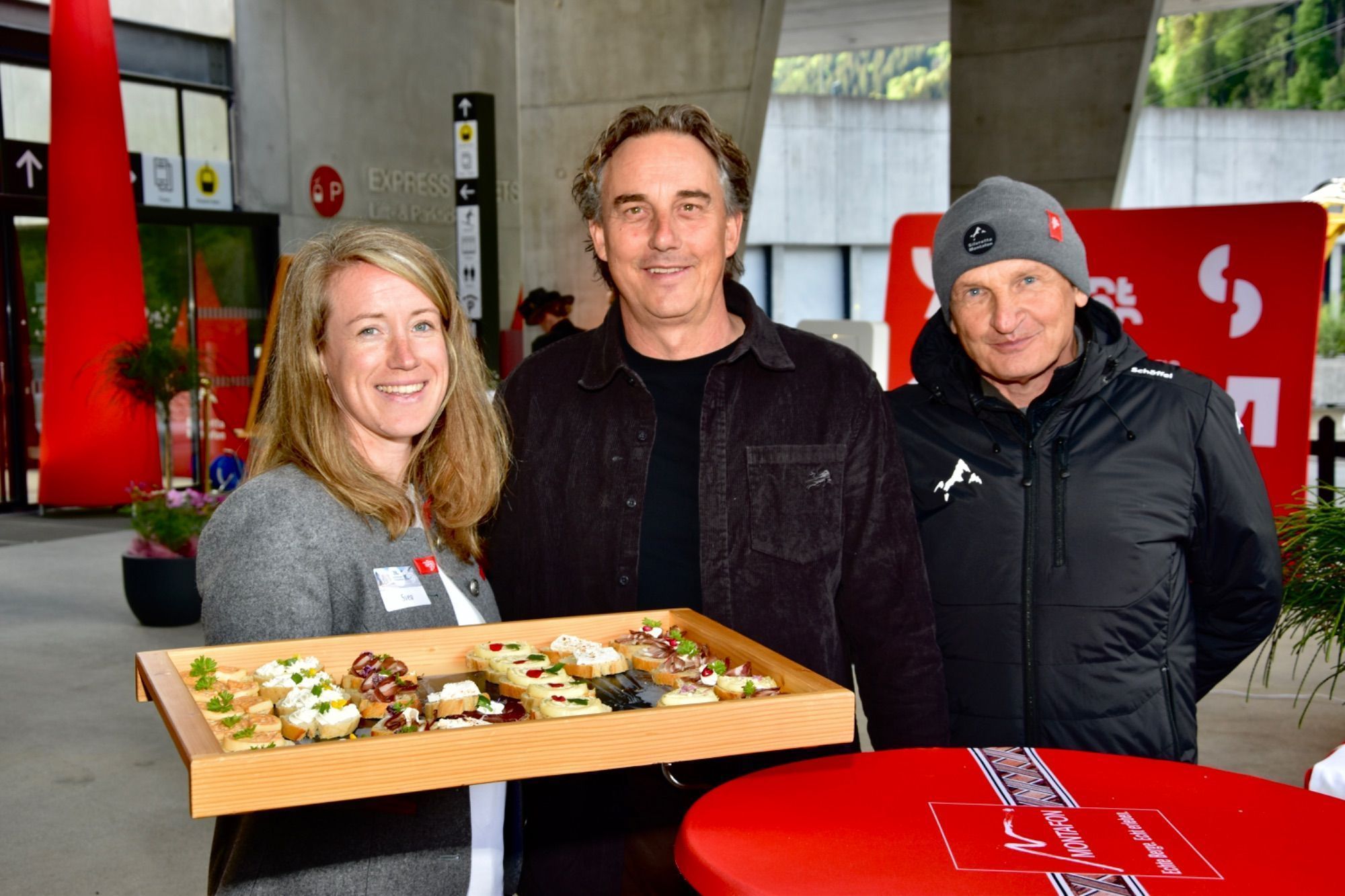 Svea Jahn (Montafon Tourismus), Thomas Amann und Markus Büchel (Ski Club Montafon)