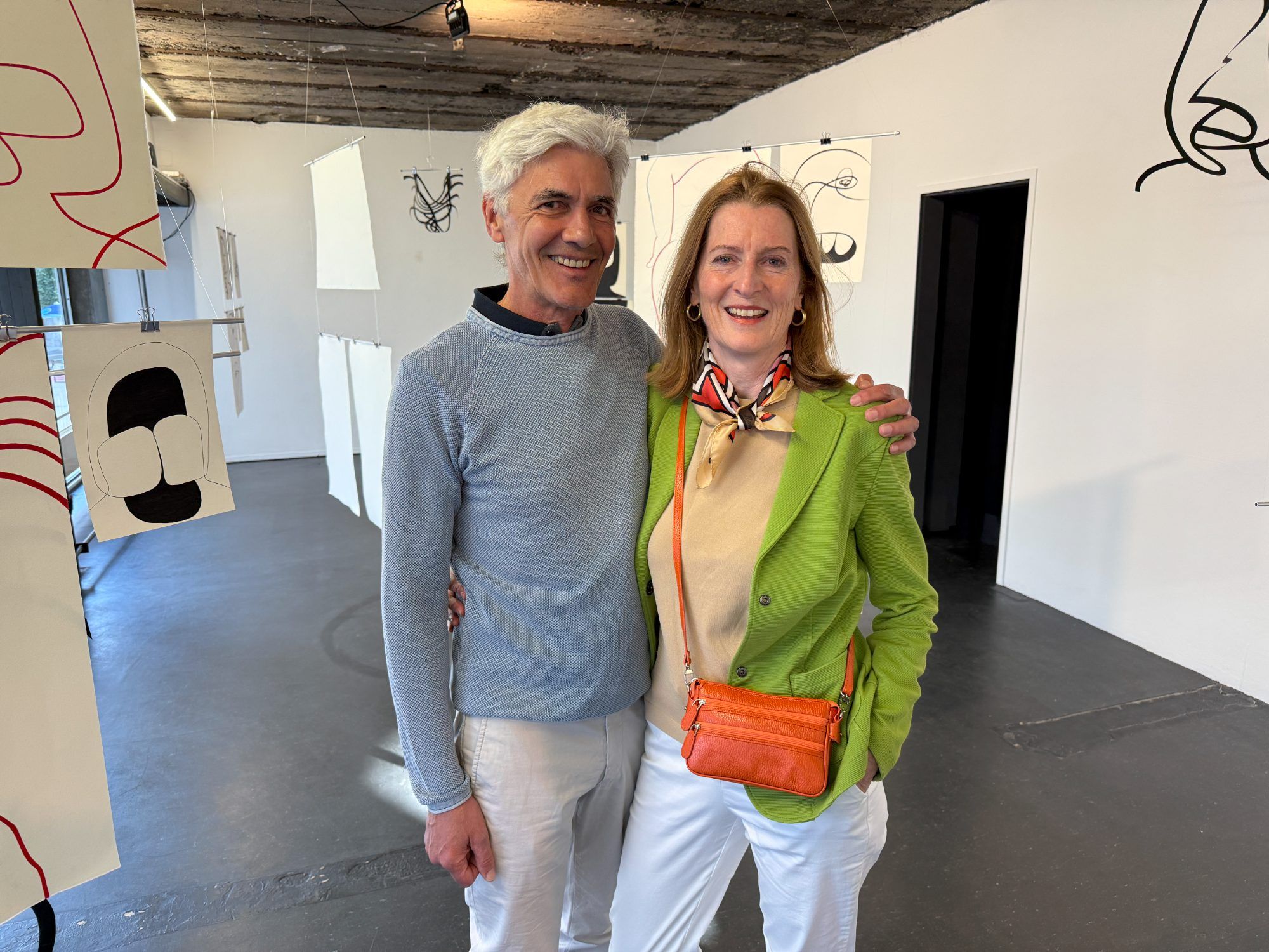 Karin und Roland Apollonio brachten Farbe hinein