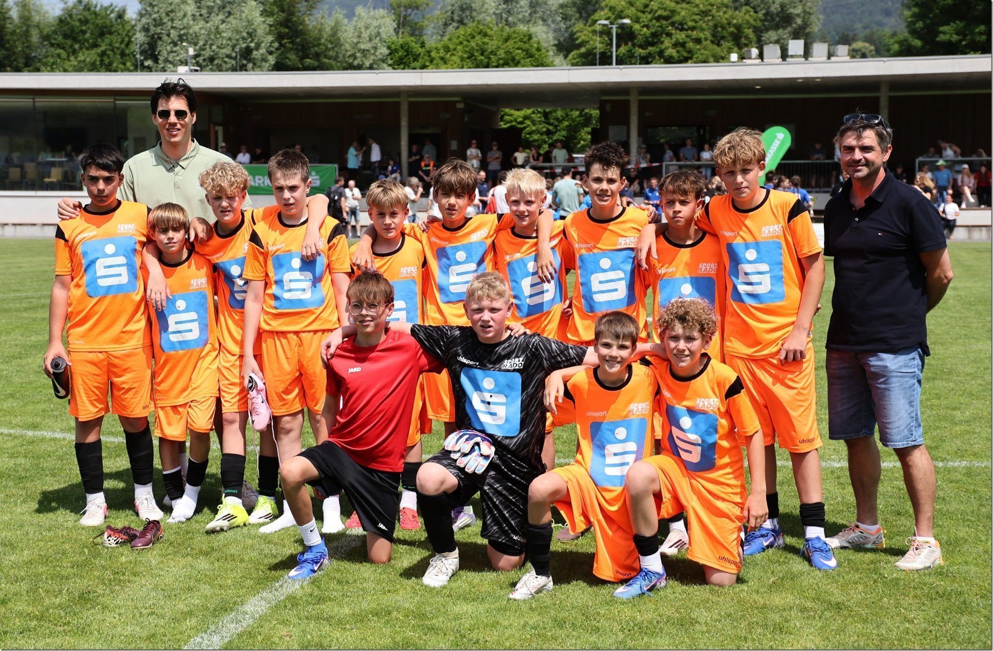 Vizelandesmeister im Fußball: SMS Rankweil-West.