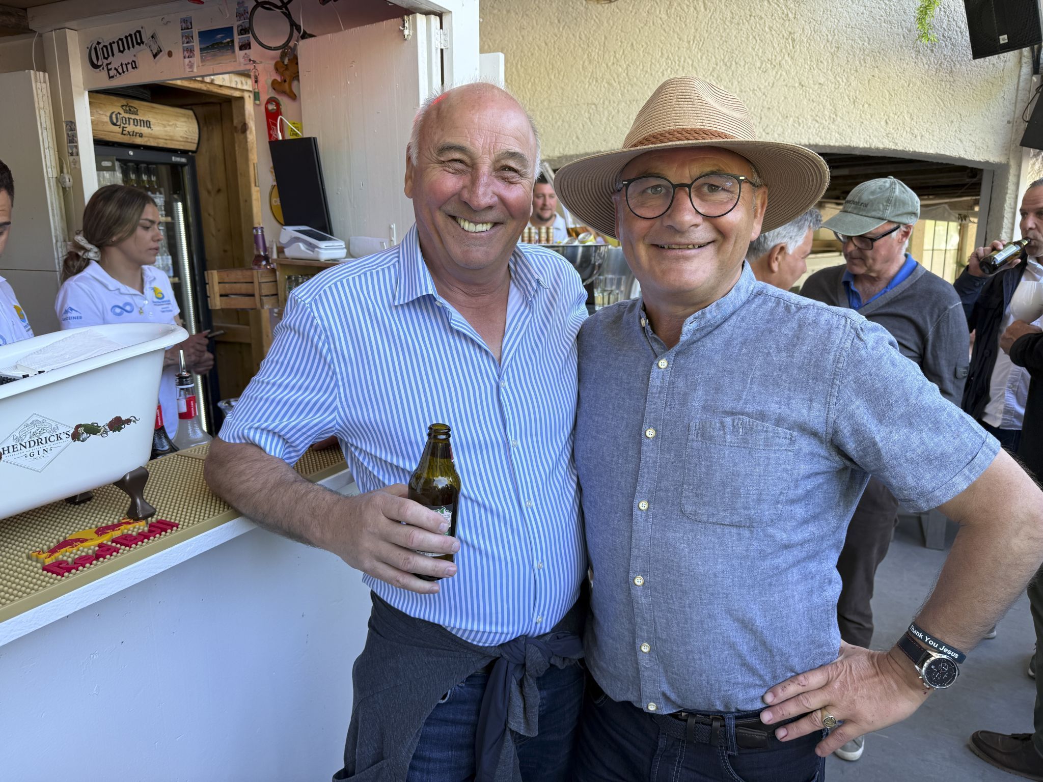 Gastro Gespräche bei Gilbert Wohlwend und Mike Hehle (Fischersteg)