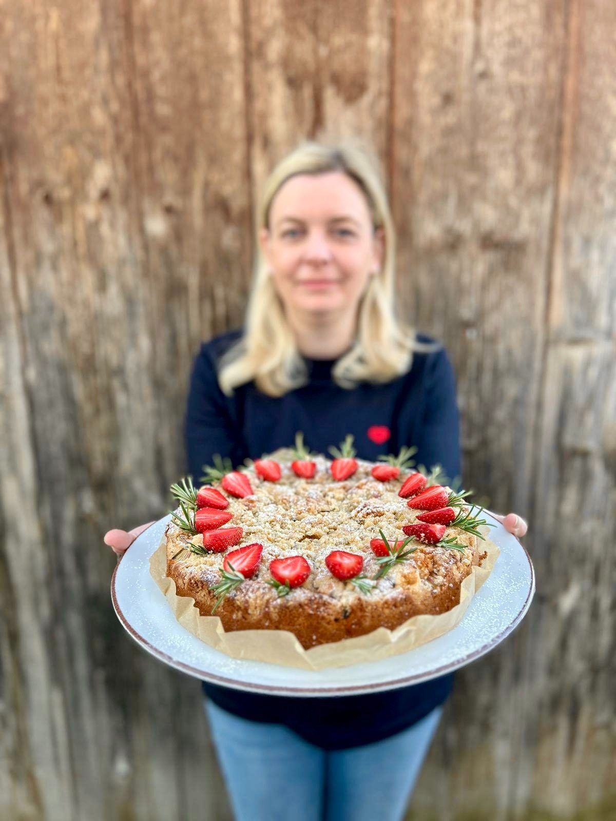 Rhabarber-Streusel-Kuchen