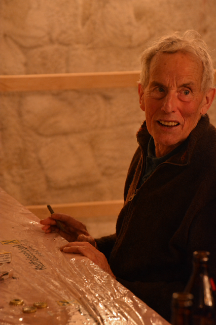 ... und danach fröhlich bei der Firstfeier.
