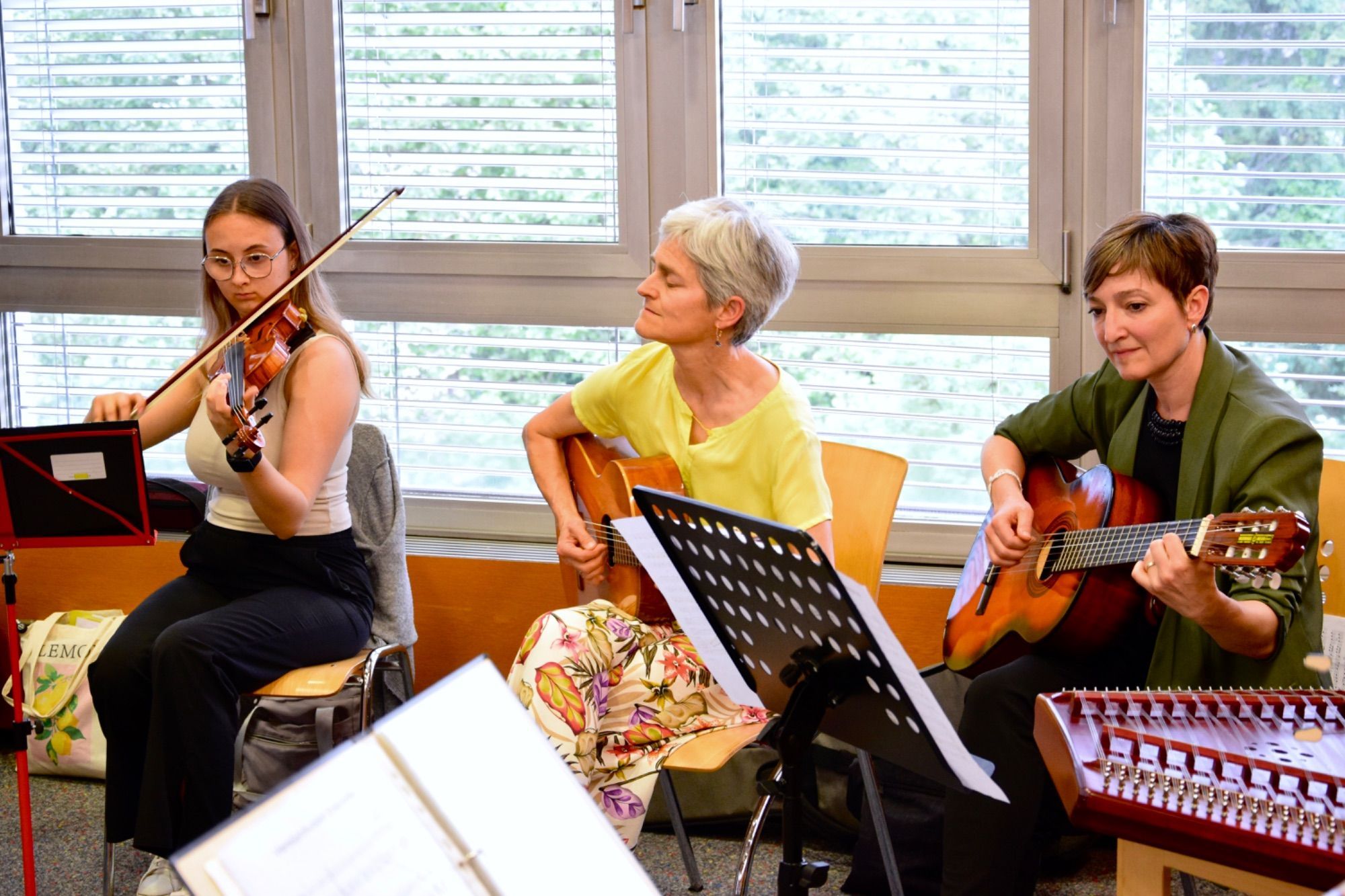 Annika Wurzer, Gertrud Kaufmann-Greiner und Simona Marinier - Mitglieder der