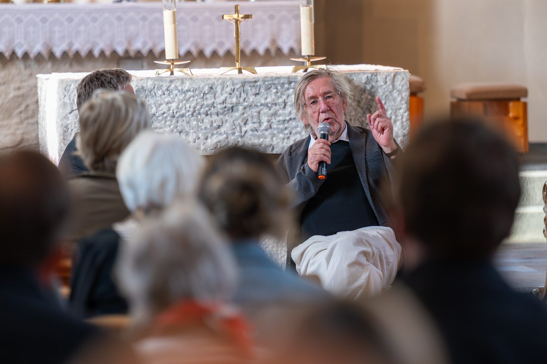 Gottfried Bechtold im Gespräch