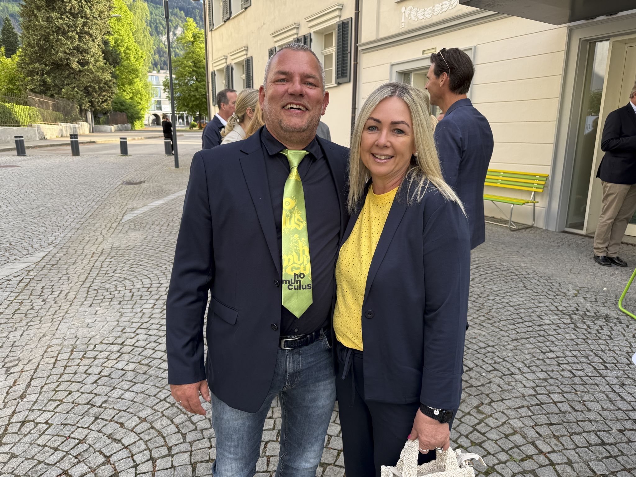 Kerstin und Michael R. Mathis (Arte Viva) zog es nach Ems