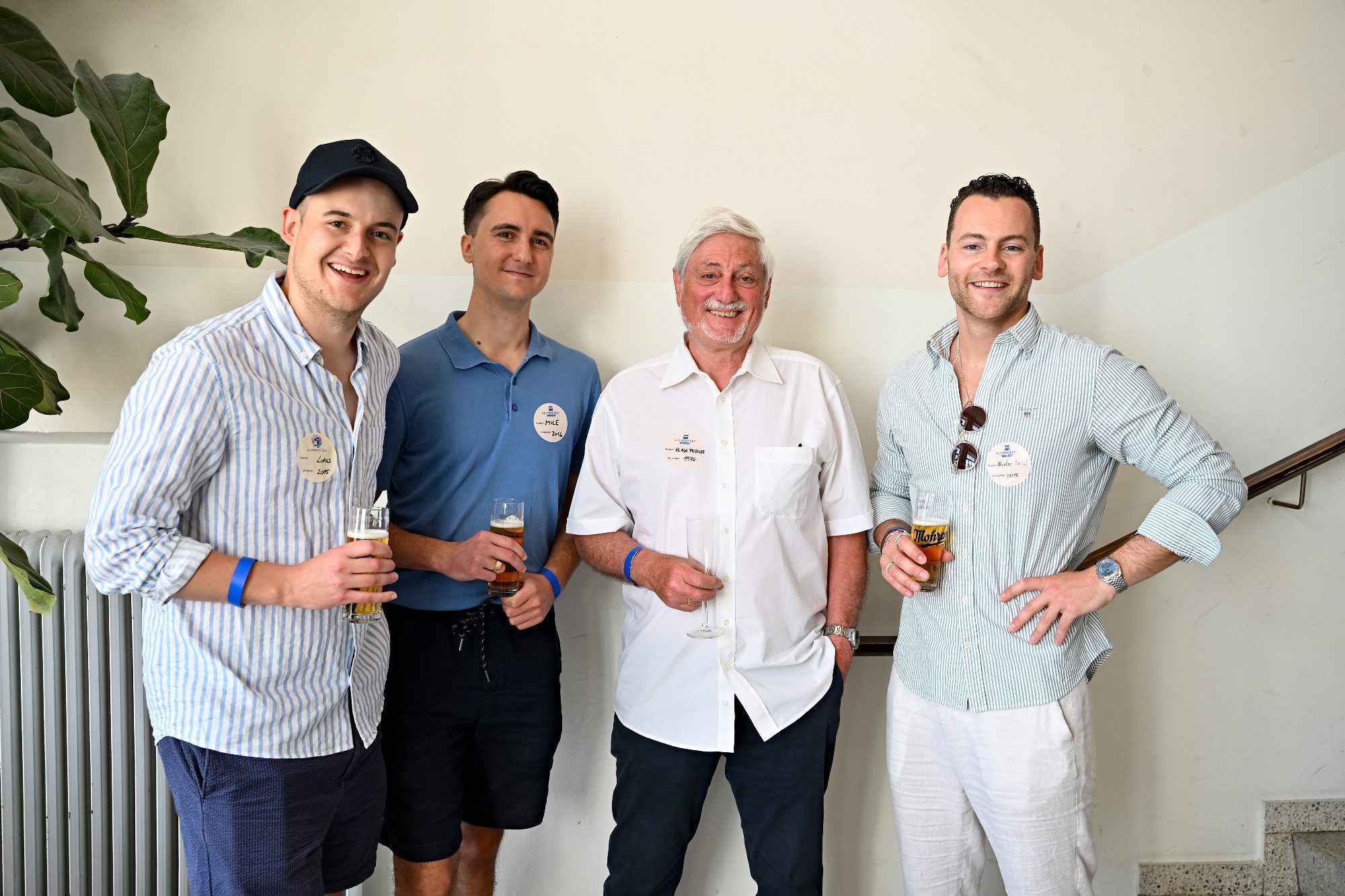 Ehemalige Schüler freuten sich, frühere Lehrer beim Alumnifest zu treffen.