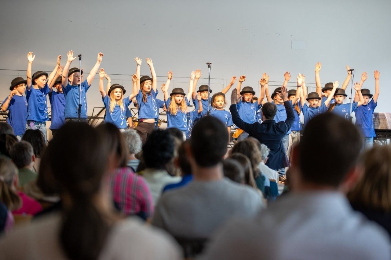 Der Kinderchor wusste zu überzeugen.