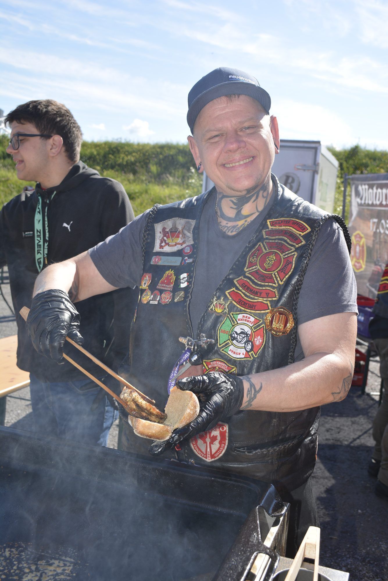 HAtschi wie immer der Grillchef