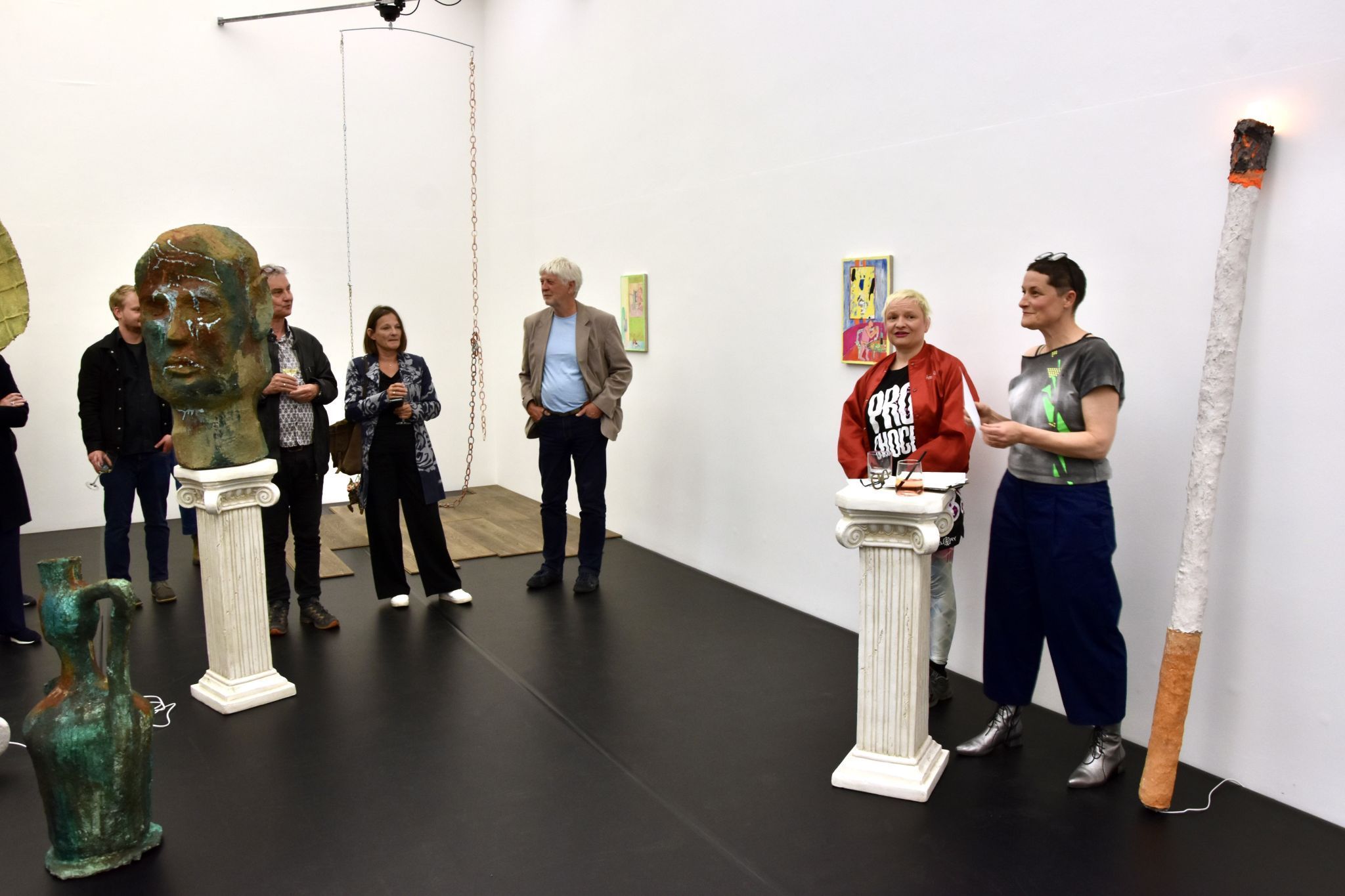 Vernissage zur Ausstellung von Kristina Schmidt im Kunstraum Remise in Bludenz