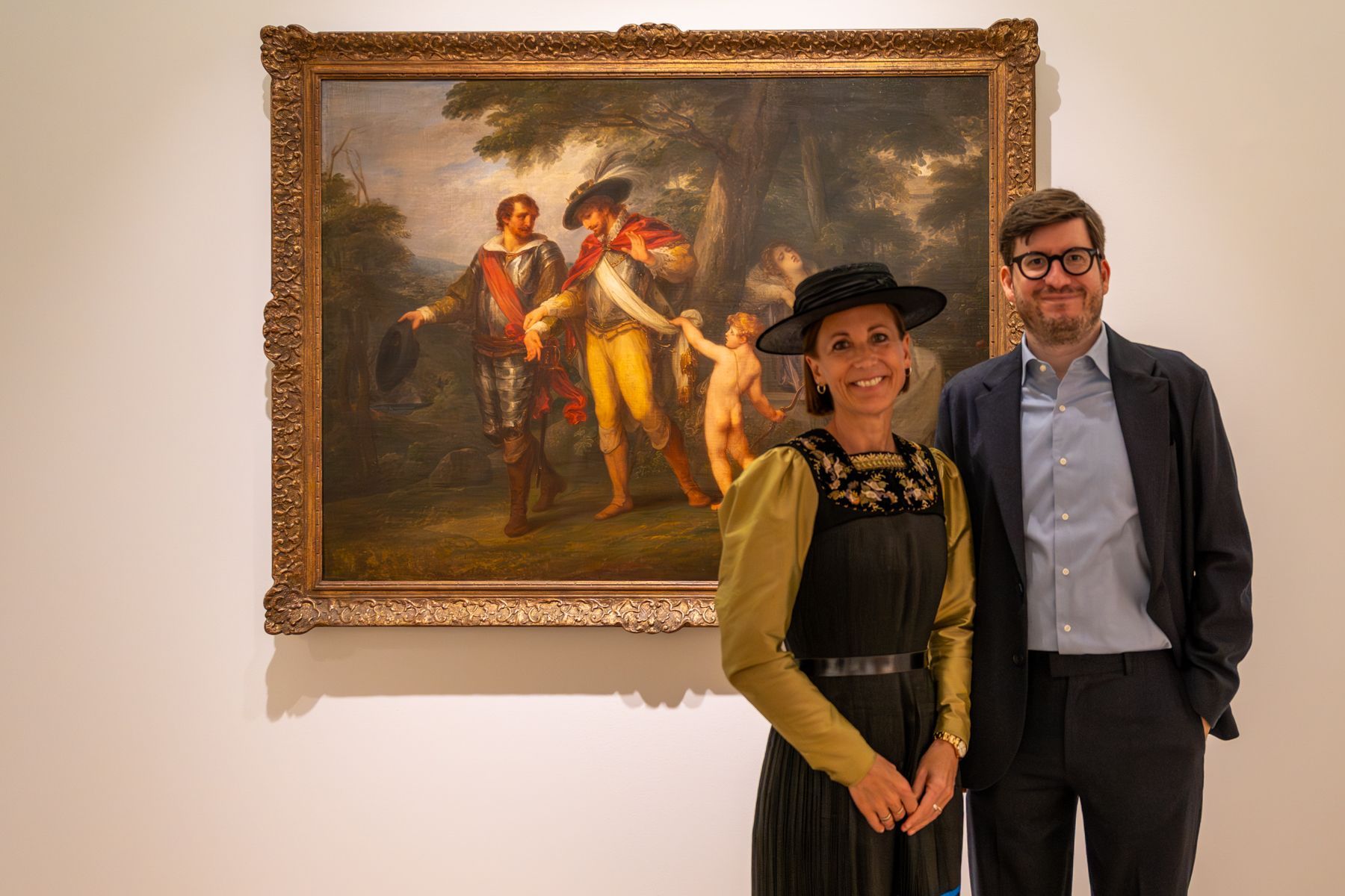 Museumsleiterin Marina Stiehle und Kurator Thomas Hirtenfelder haben die Ausstellung feierlich eröffnet