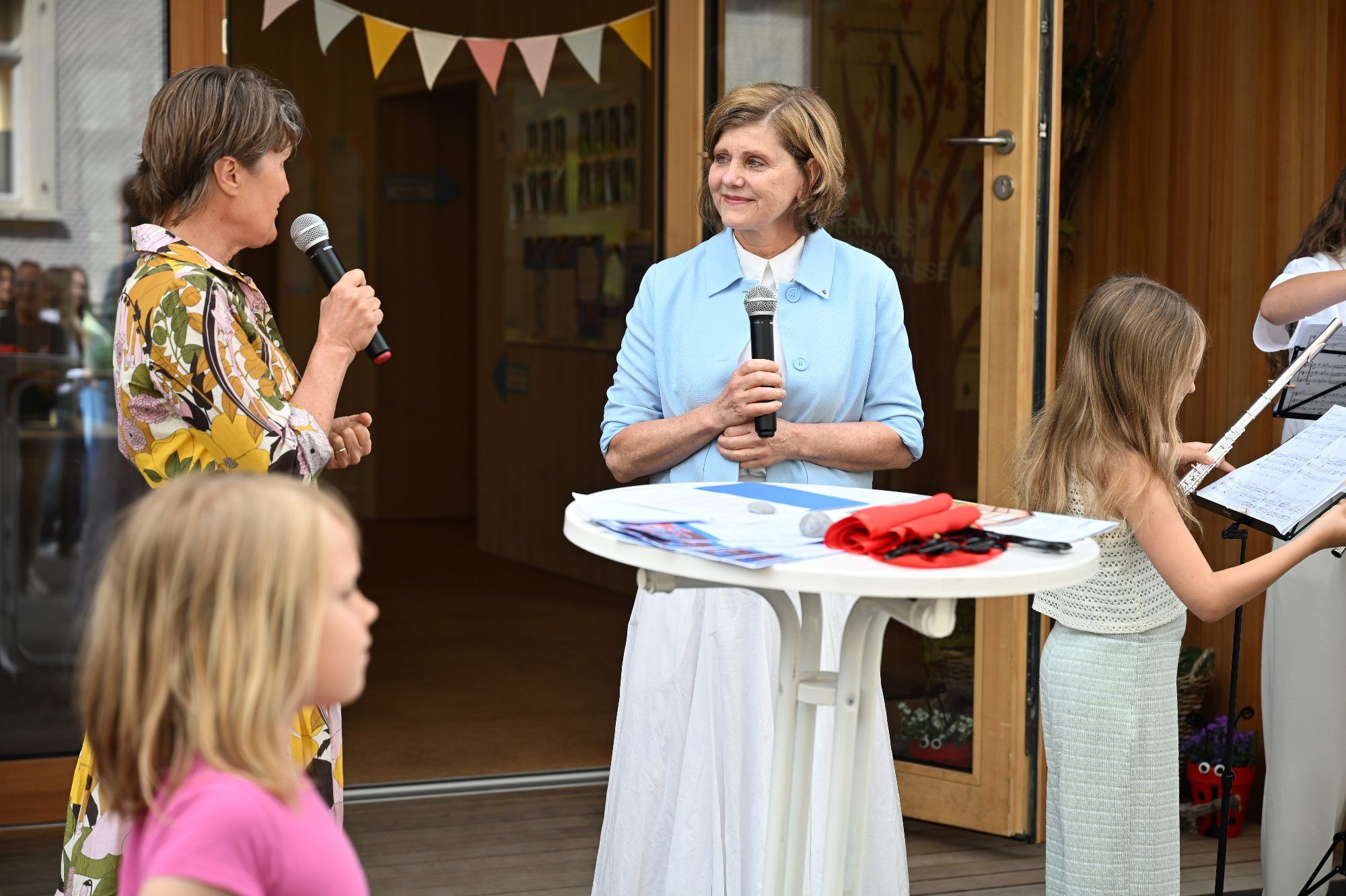 Auch Landesrätin Barbara Schöbi-Fink war zur Eröffnung des Kinderhauses gekommen.